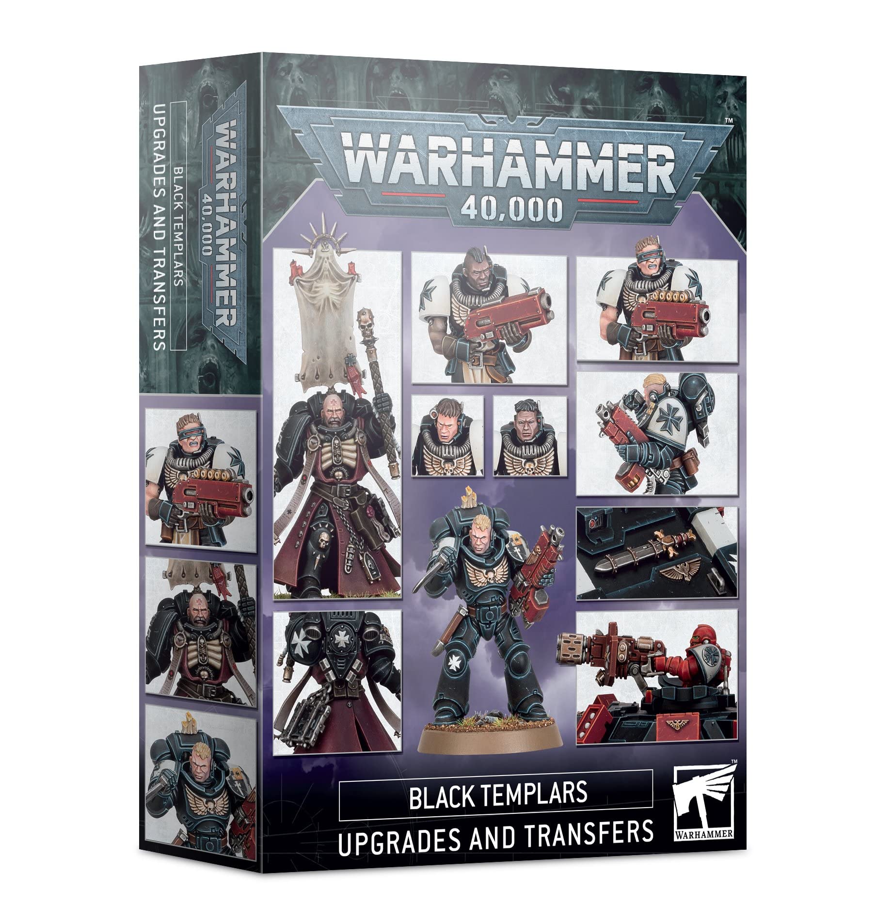 Games Workshop Warhammer 40k - Black Templars Améliorations et Décalcos (FR) 99120101369 Noir
