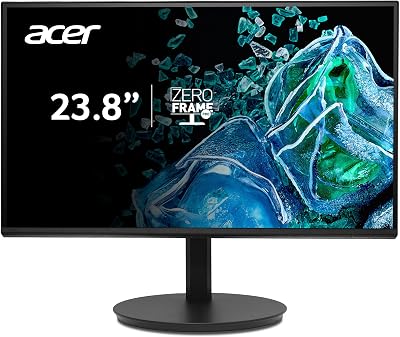 Acer Vero CB242YGBIRF, Monitor 23,8″ Full HD 120 Hz (1920×1080, 16:9, 250 Nits, Tiempo de Respuesta 1 m/s (VRB), 1xHDMI 1.4), Monitor PC, Color Negro