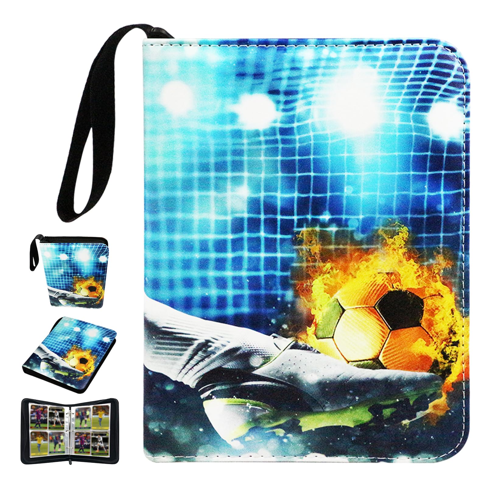 Kaarten Beschermhoes Pokémon Kaartenmap – 40 Pagina's, 360 Hoesjes, Voor Verzamelkaarten, Sportkaarten En Spelkaarten Pokemon Kaartenmap