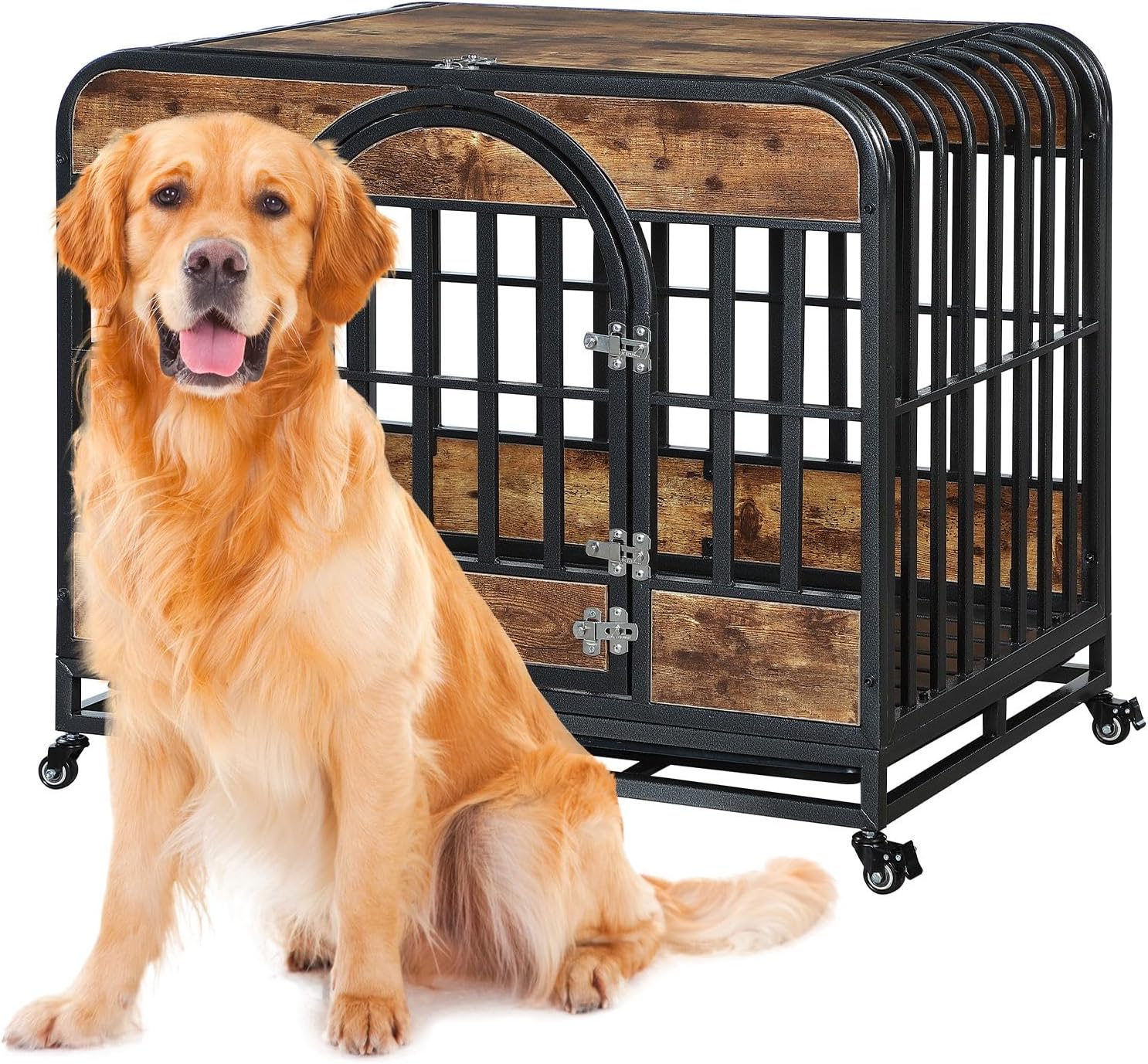 PETTHEONE Dog Crates for Large Dogs, Heavy Duty