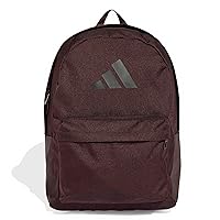 adidas Unisex - Adulto CLASSIC 3BARS BACKPACK, shadow brownlack