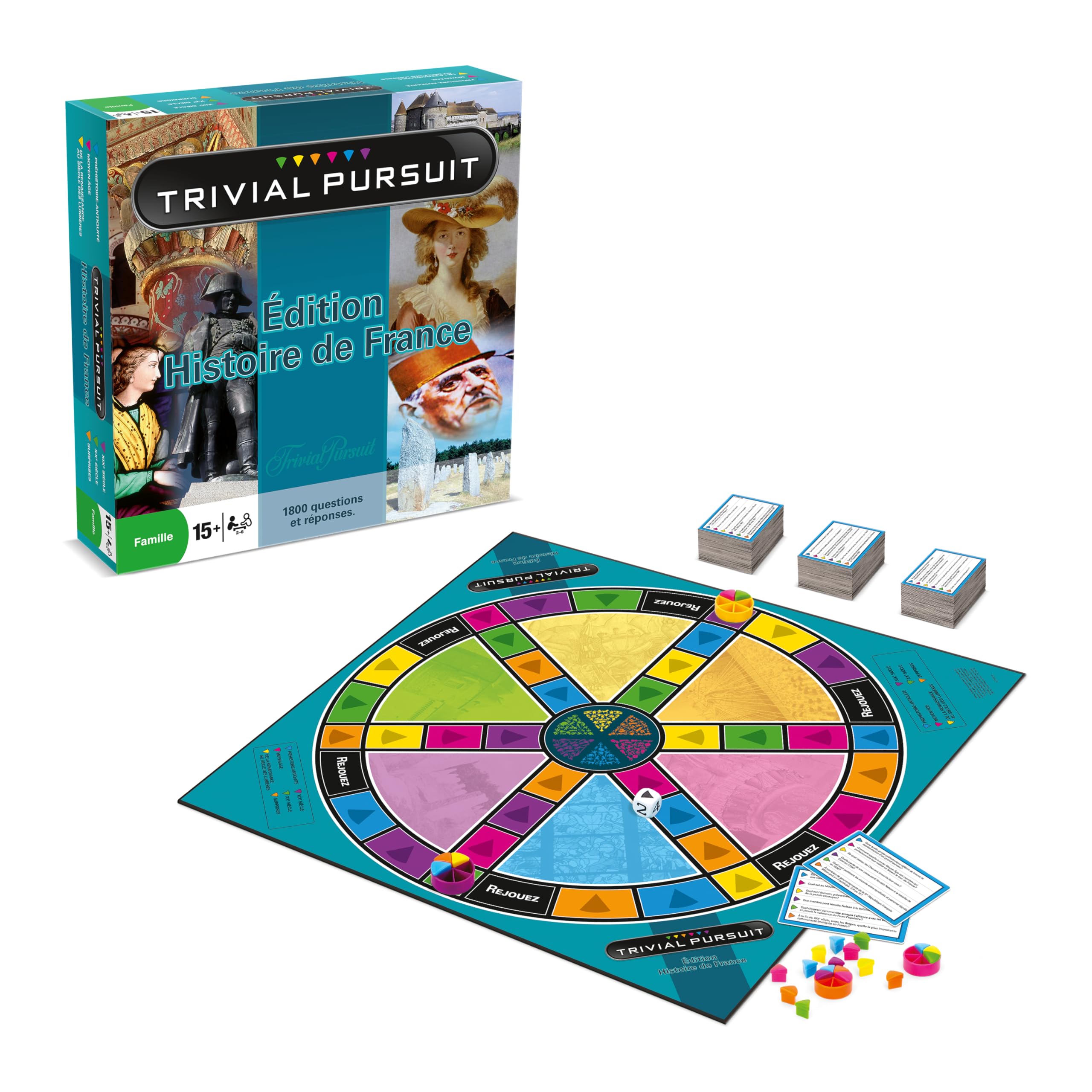 Winning Moves – 0345 – Game of Questions and Answers – Trivial Pursuit History de France 2014