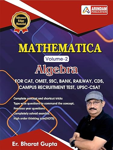 Mathematica Volume - 2 (Algebra) Author Bharat Gupta [Perfect Paperback] Bharat Gupta