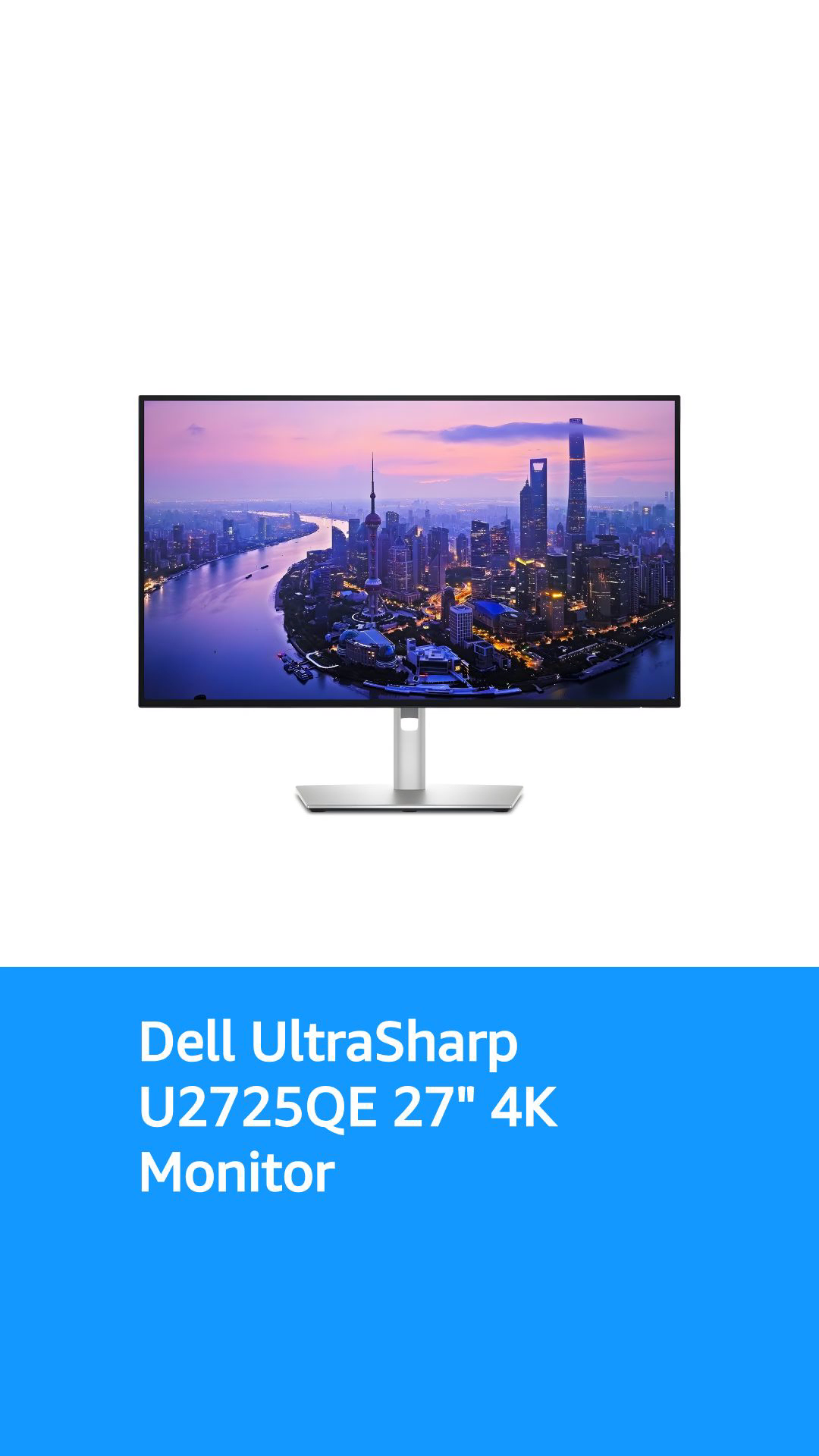 Dell UltraSharp U2725QE 27' 4K Thunderbolt-Hub-Monitor mit