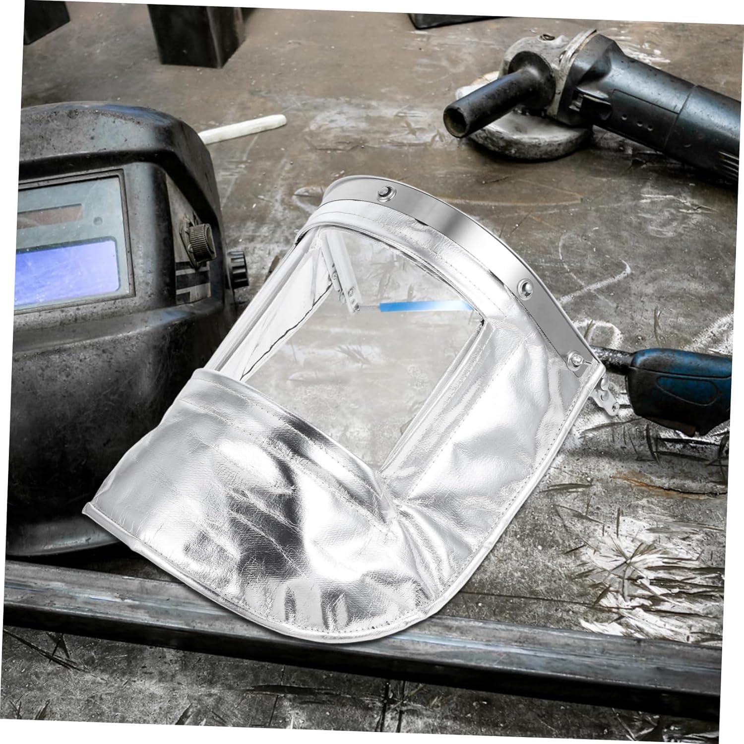 IMIKEYA Industrial Safety Facial Shield Welding Mask for Grinding Visibility Protection Industrial and Cooking Environments