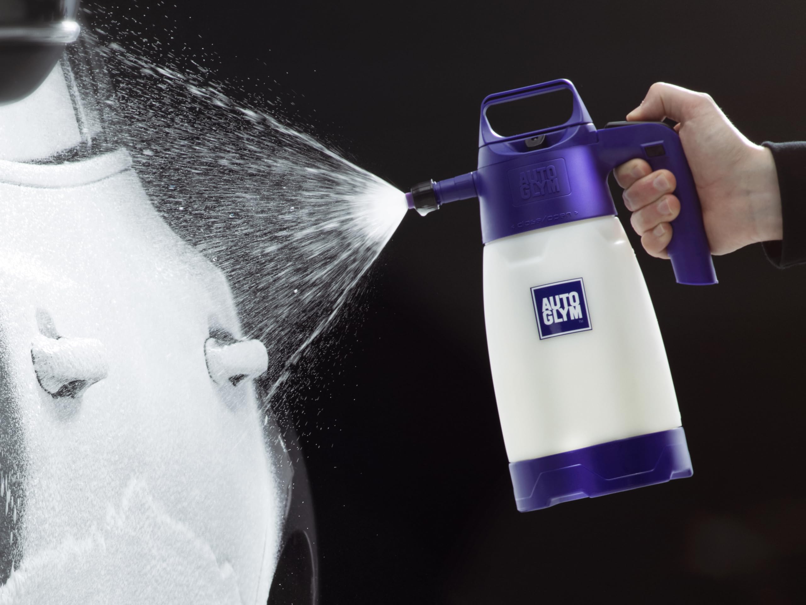 Autoglym Opryskiwacz z pianki polarnej, trwały opryskiwacz do nakładania pianek polarnych, opryskiwacz z pianki śnieżnej, nie wymaga myjki ciśnieniowej