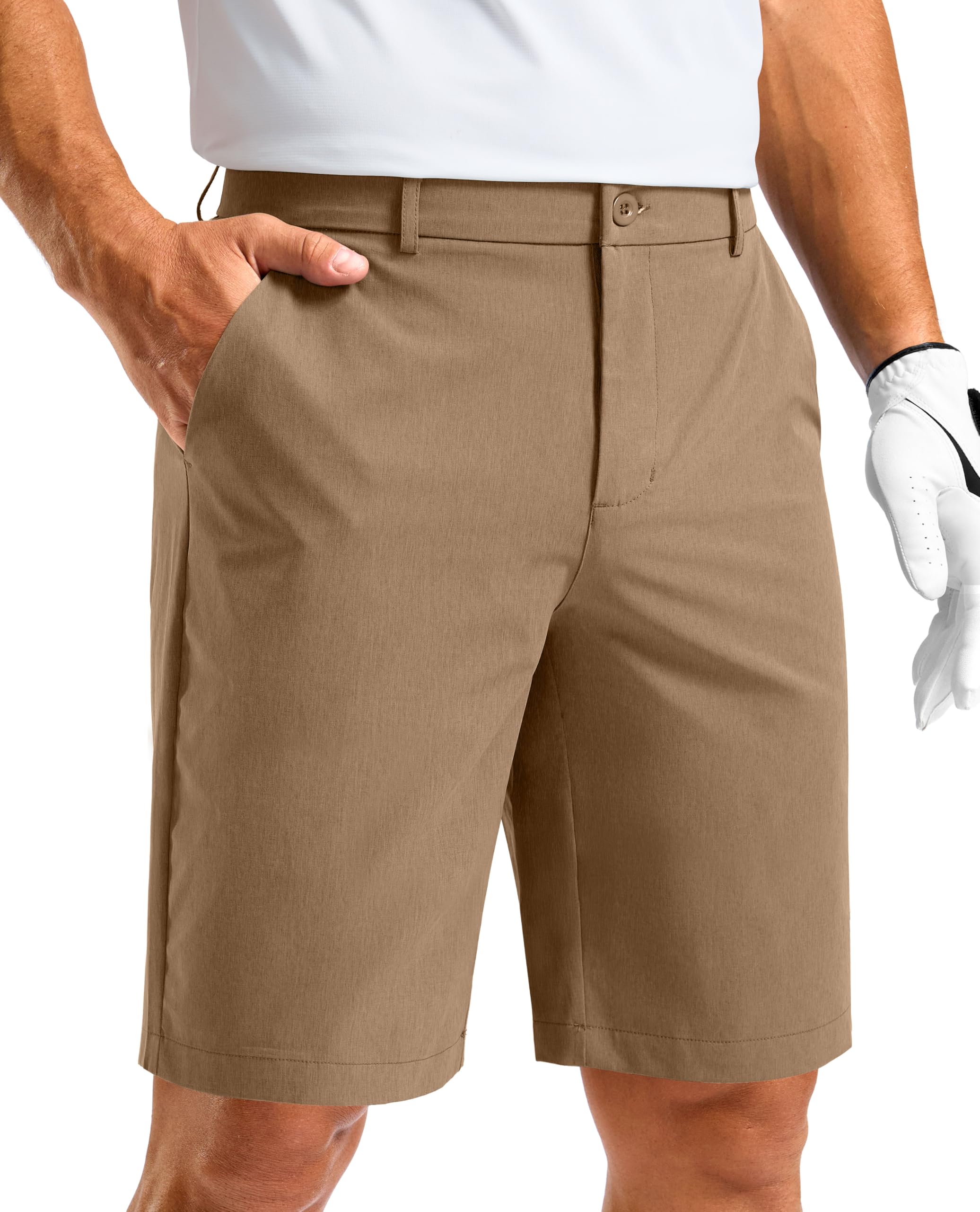 Soothfeel Men's Casual Shorts 5/7/9 Inch Golf Dress Shorts with 4 Pockets