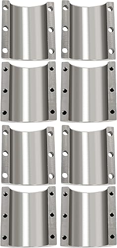Miniatura 7 de HECASA Abrazadera de tubo de cuello dividido compatible con abrazaderas de barra antivuelco UTV de tubo OD de 1-34 pulgadas, soportes soldables de