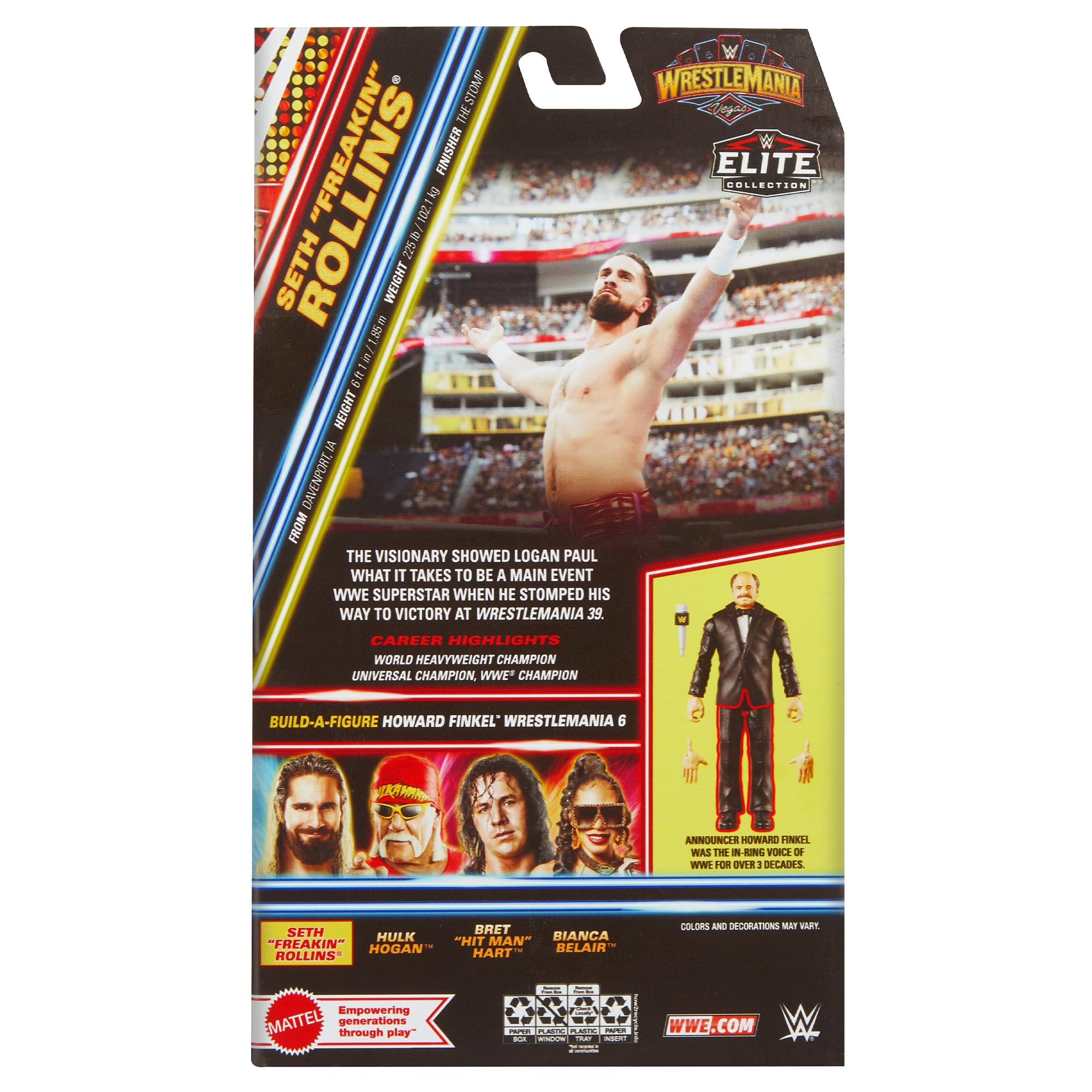 Amazon.co.jp: セス・ロリンズ - WWEエリートレッスルマニア41