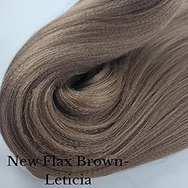 Flax Brown Braiding Hair Pre stetched Knotless Braids Synthetic Yaki Ez Braid Braiding Hair