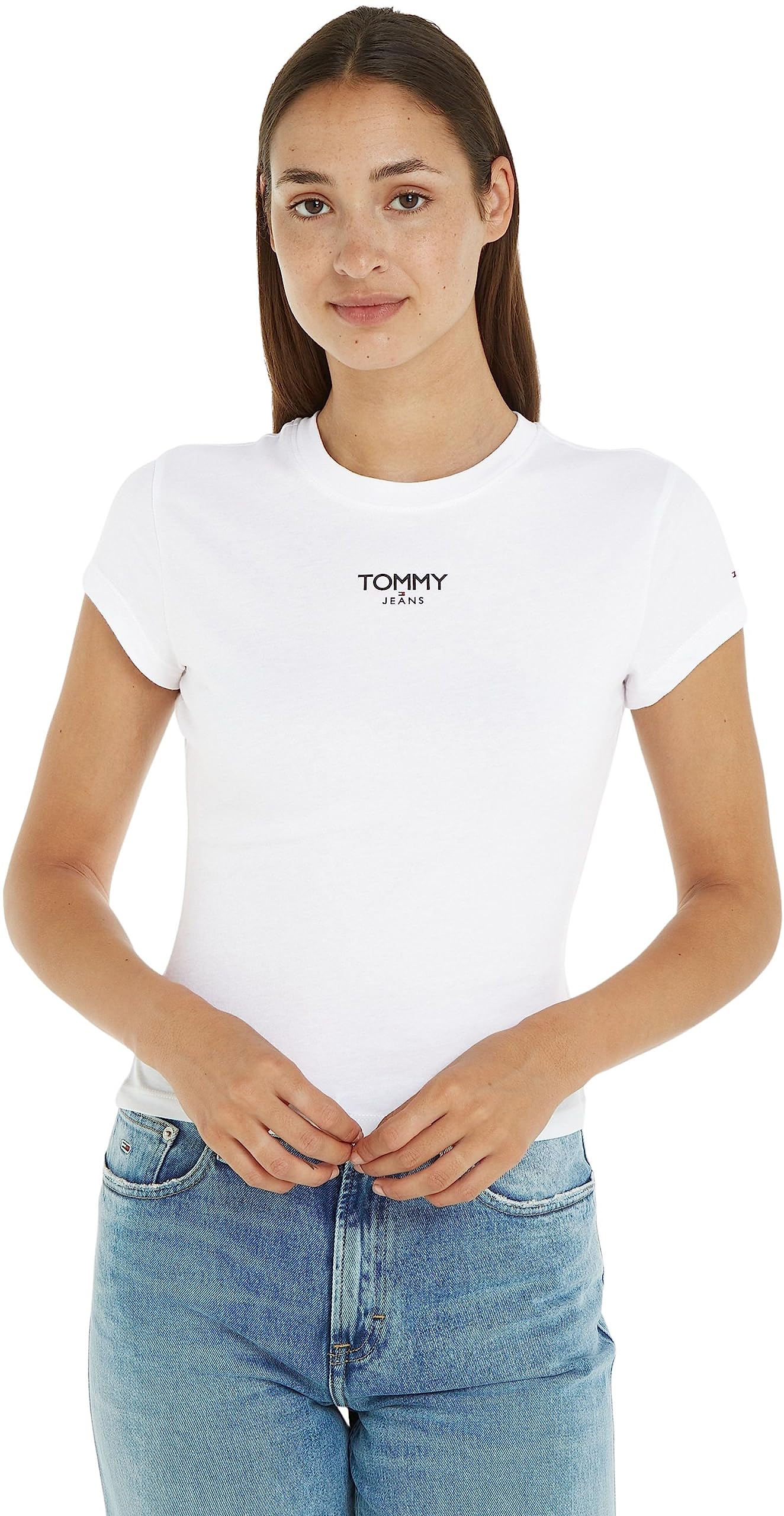 Tommy Jeans Camisetas de Manga Corta para Mujer
