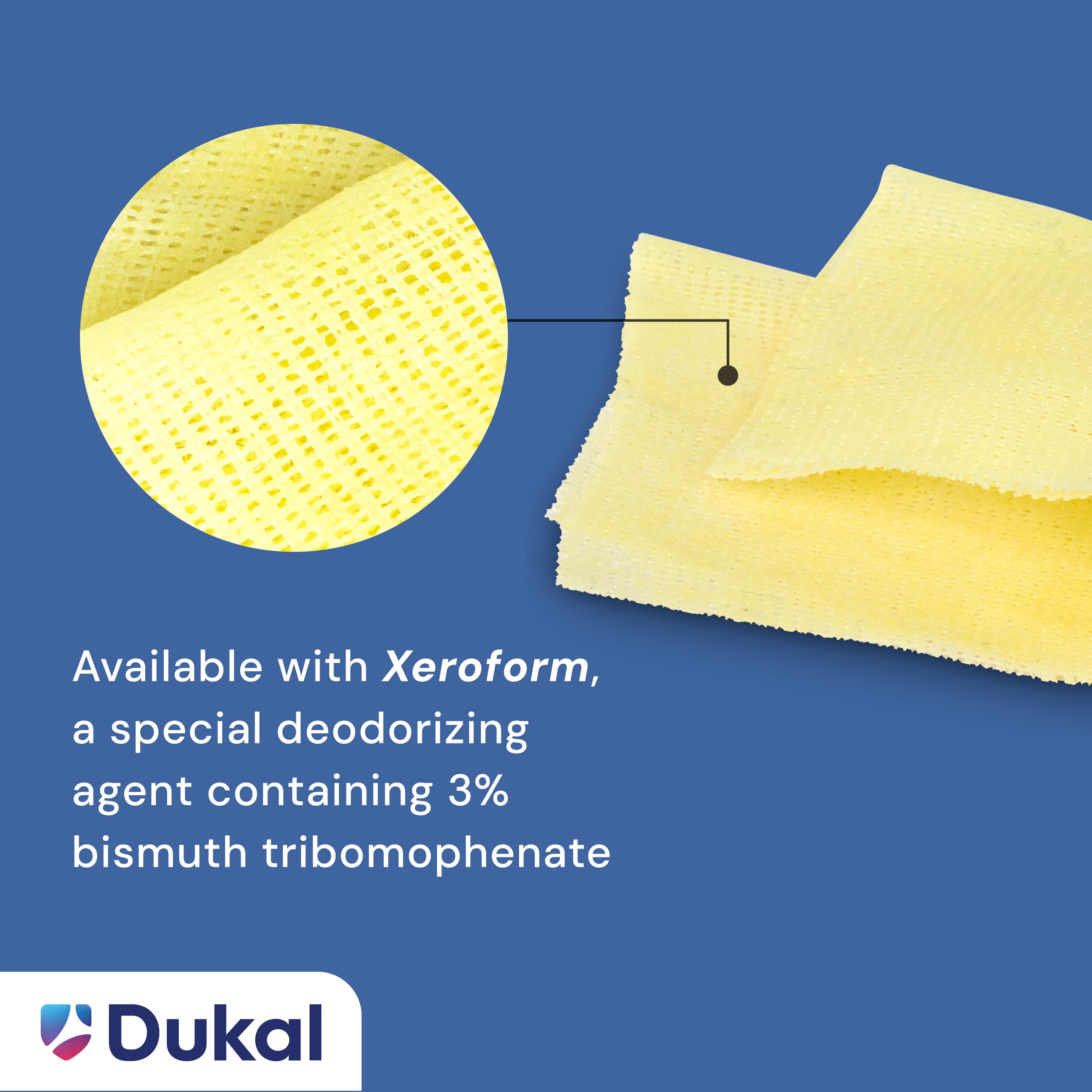 Dukal Xeroform Petrolatum Gauze, Sterile, 1