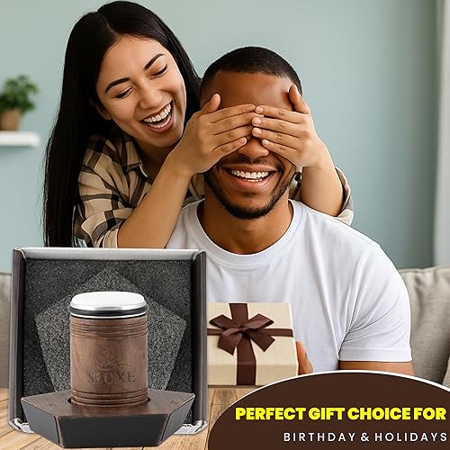 Miniatura 6 de Kit de afilador de cuchillos rodantes, madera de nogal premium, 5 ángulos magnéticos (12, 15, 17, 19 y 22 grados), discos de diamante y cerámica,