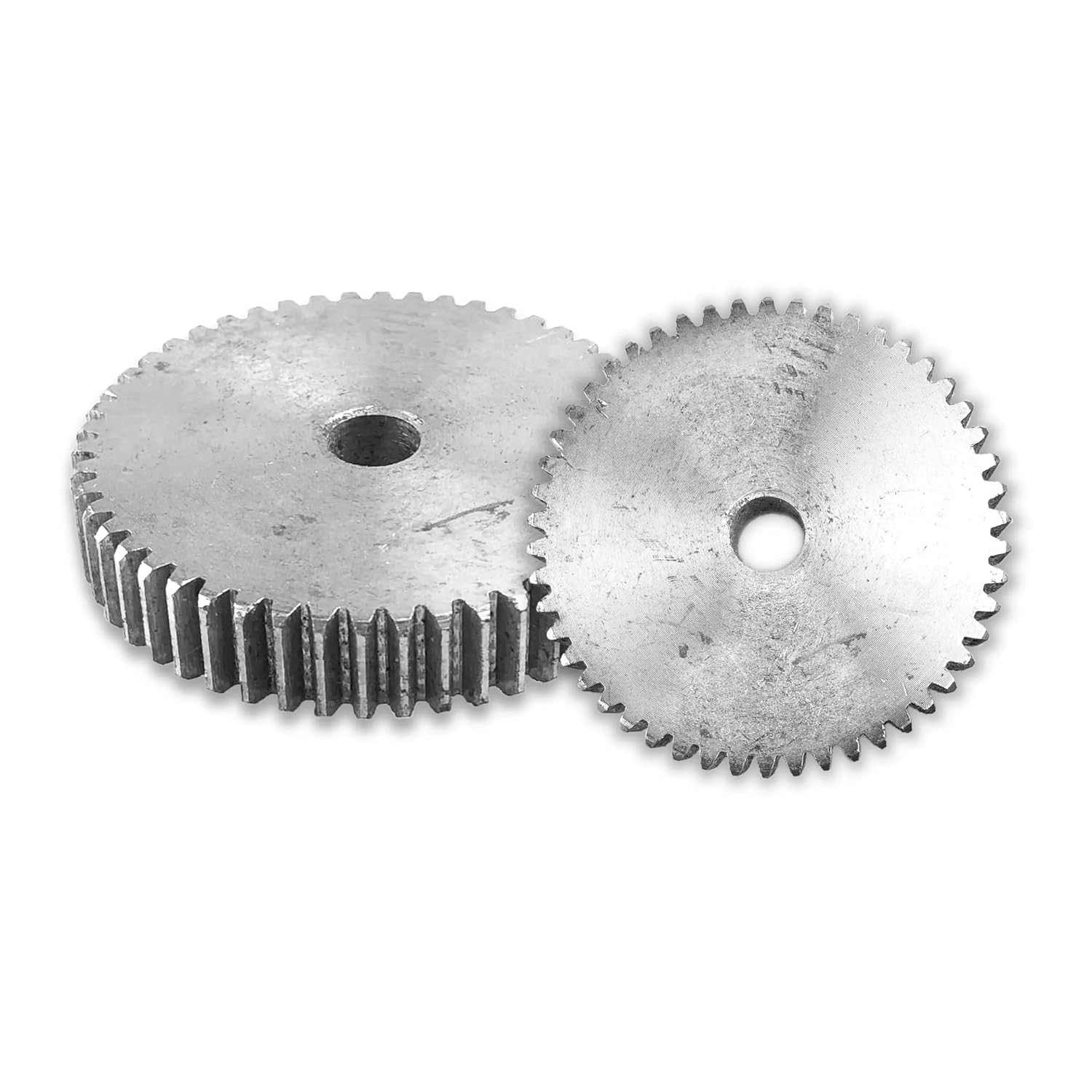 Spur Gear 1M 50/51/52/53/54/55/56/57/58/59T with Hole Wheel 45# Steel Material Height 10mm 1Pcs(1M 54T Craft Hole)