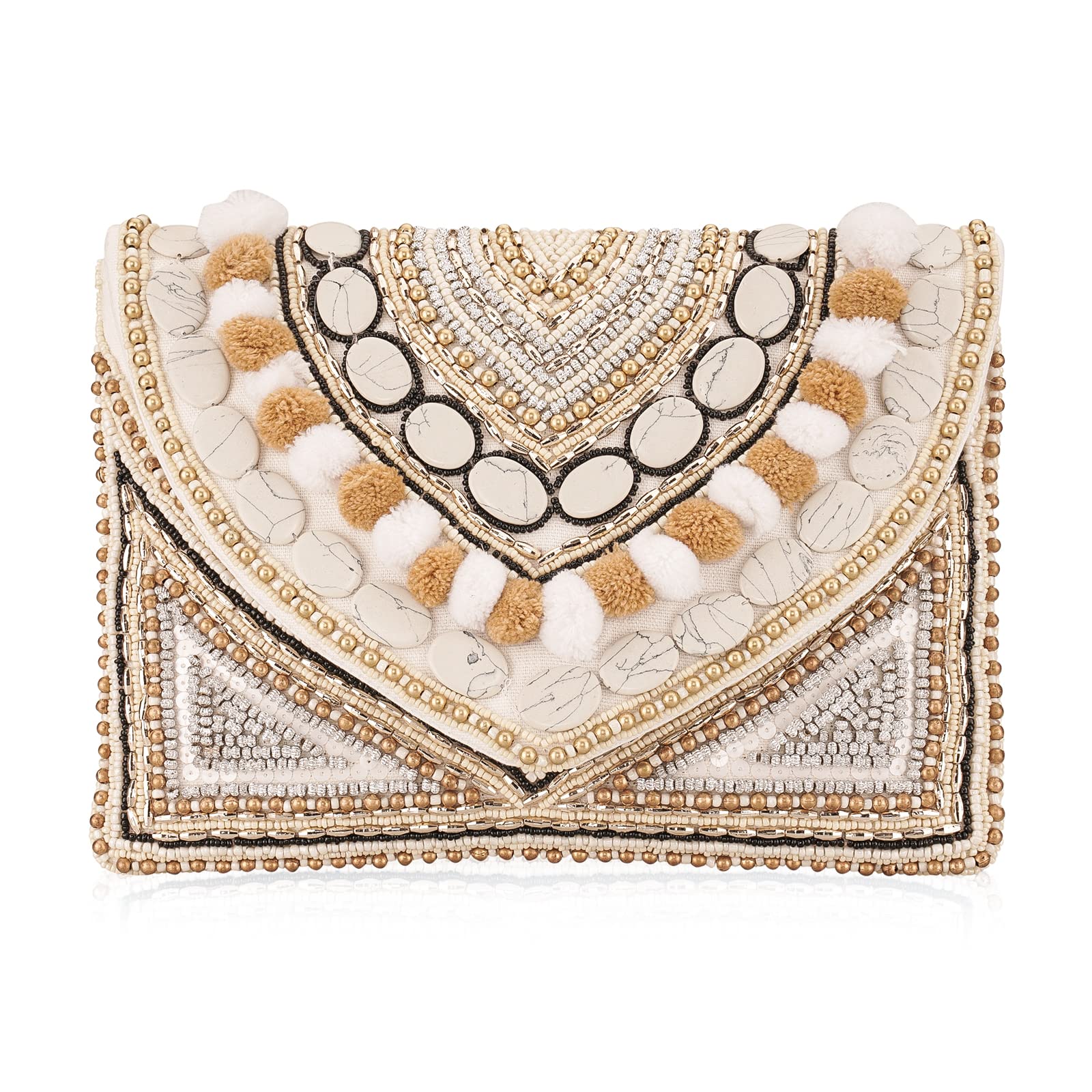 Inaaya Wedding Boho Clutch Boho Bag Bohemian Bag Embellishment