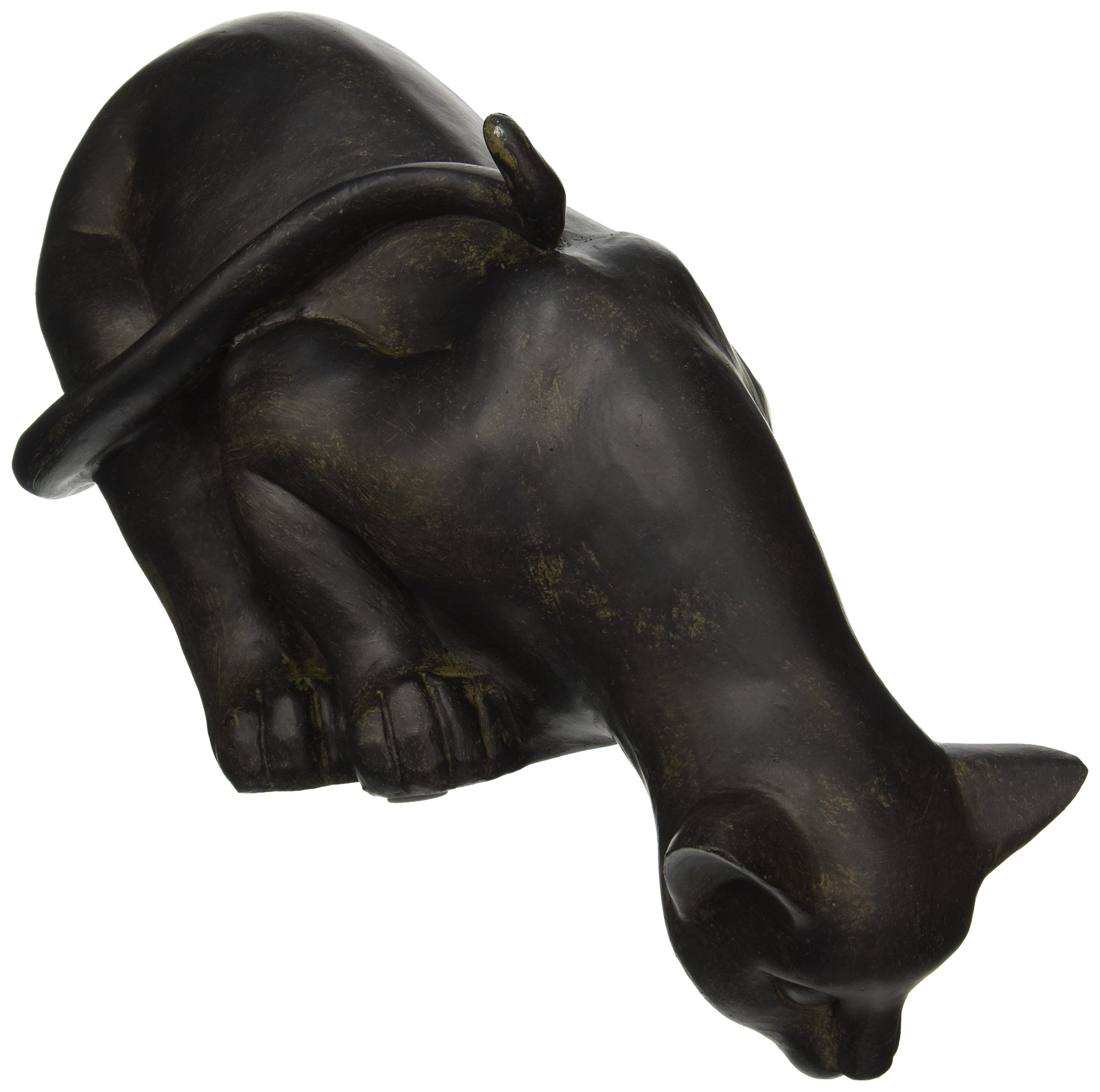 Abbott CollectionCat Peering Over Edge Figurine