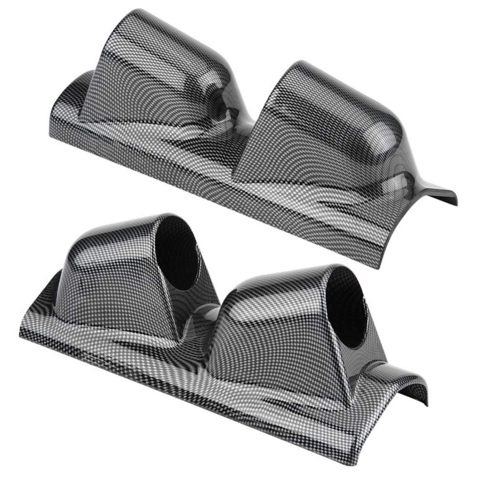 Baccello Universale per Misuratore di Colonna, Supporto per Pod per Montaggio Su Colonna per Misuratore di Misura Supporto per Manometro Resistente per Motocicletta per Autocarri(Dual Hole