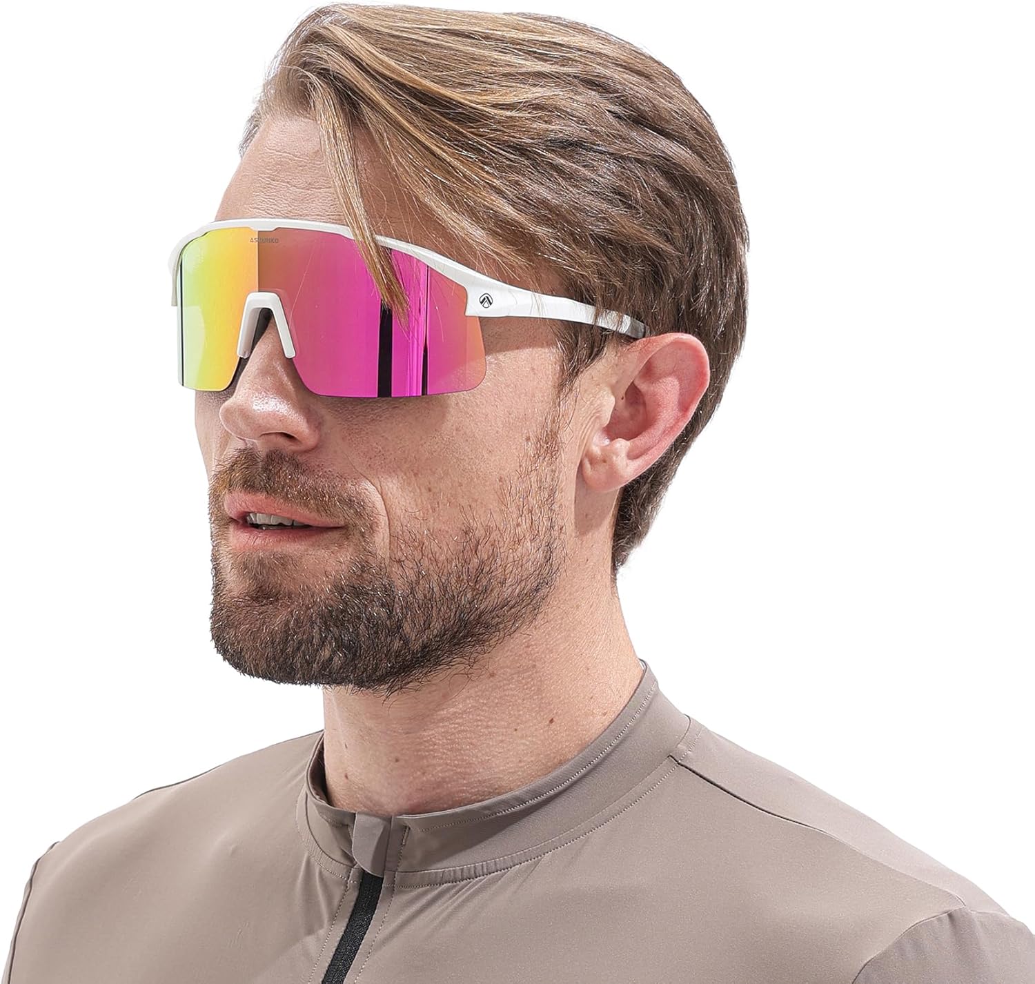 Baseball Sunglasses for Men & Women – Anti-Slip Wrap Around Goggle Glasses for Sports, Running, and Cycling - Image 7