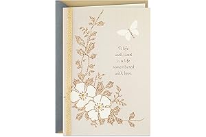 Hallmark Sympathy Card: Remembered with Love