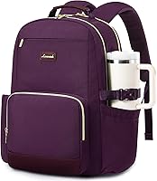 Vista 18 de LOVEVOOK Mochila para laptop para mujer, 15,6 pulg.