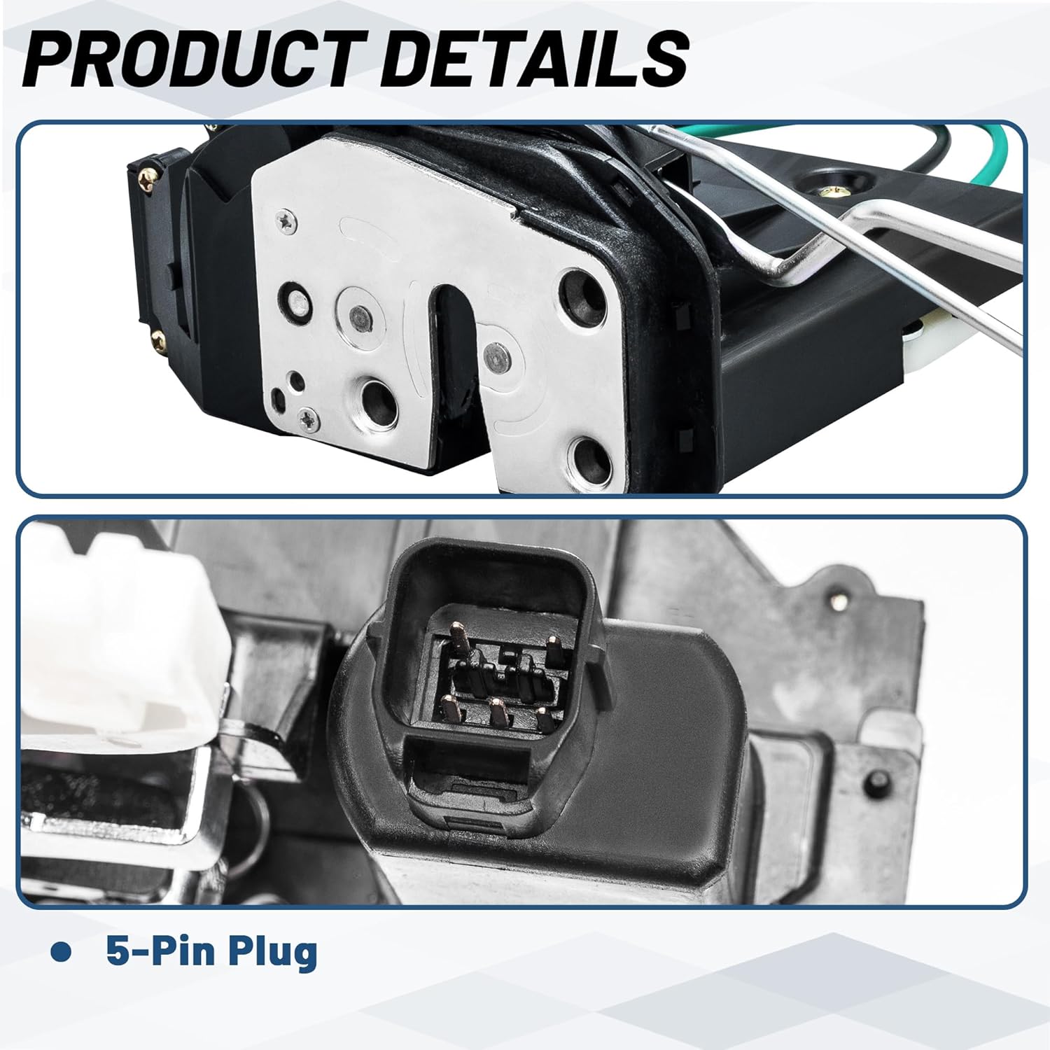 KELOKE Door Lock Latch Actuator Compatible with Kia Spectra5 2005-2009, Spectra 2004-2009, Front Left Driver Side, Replace# 81310-2F030