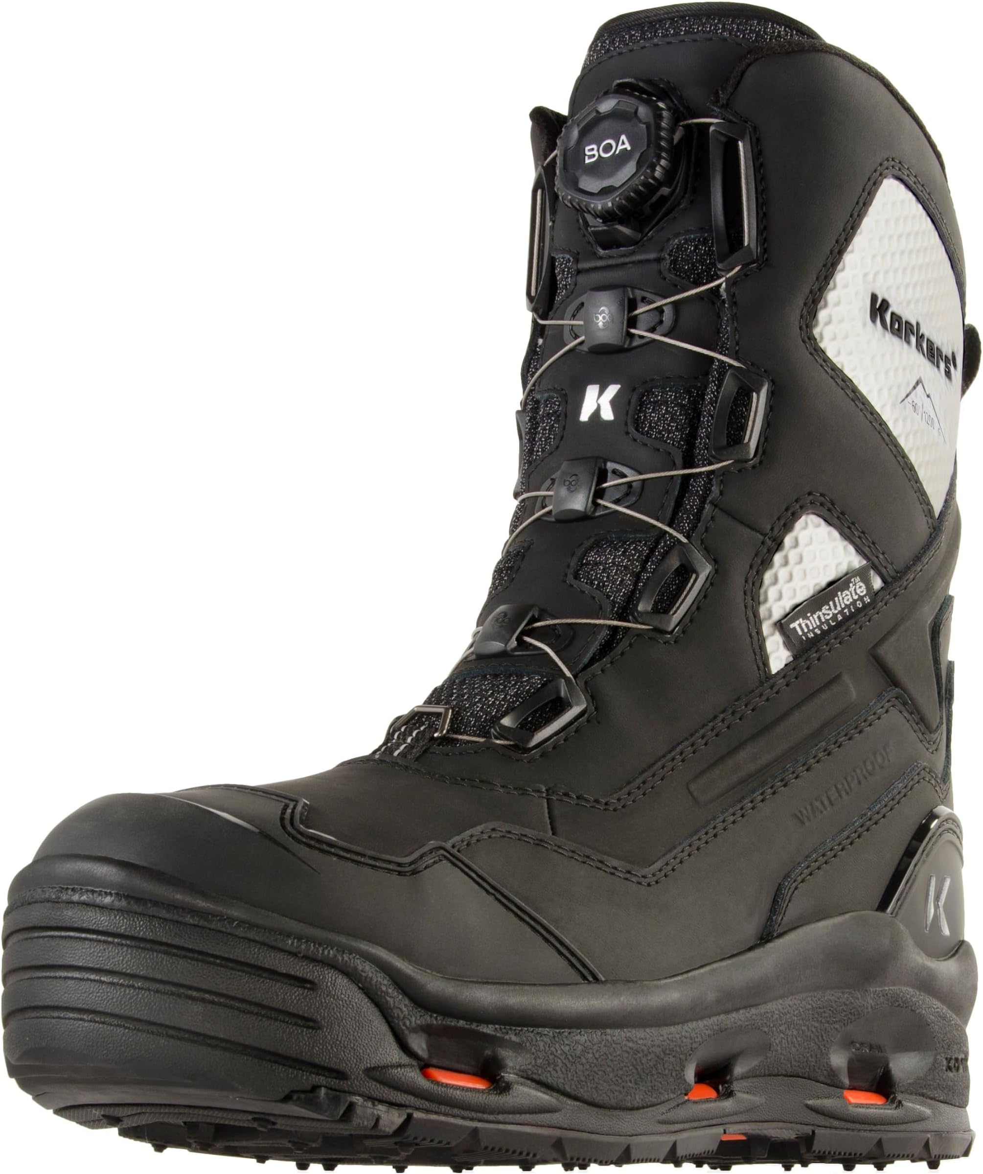 Korkers mens Polar Vortex 1200 W/Snowtrac Sole