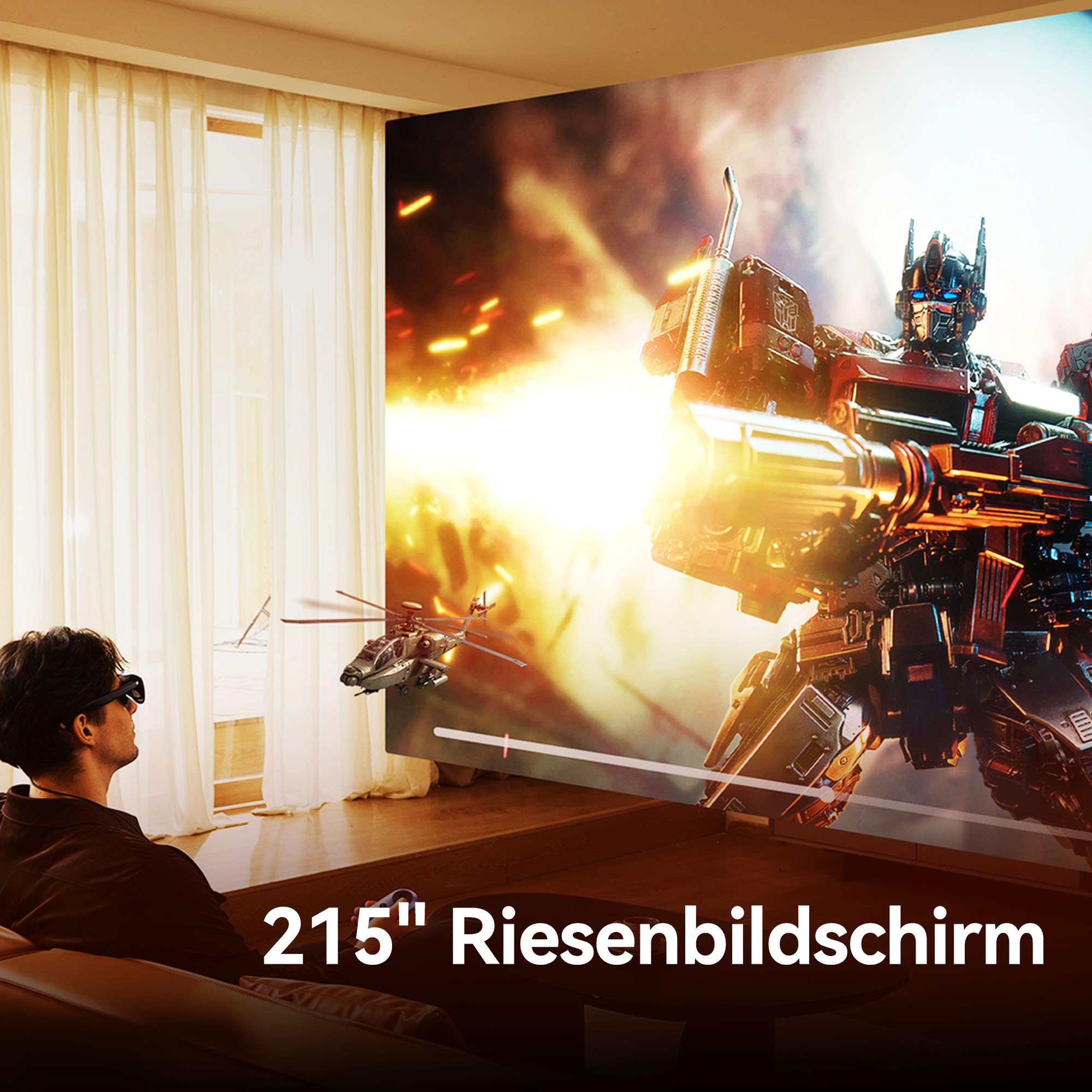 Rokid Max 2 AR Brille Schwarz, 215" Micro-OLED Display, Myopia Adjustable (0-600D), 120Hz, 50° FOV und 600nits Leuchtdichte, kompatibel mit Android und PC/ROG/Steam