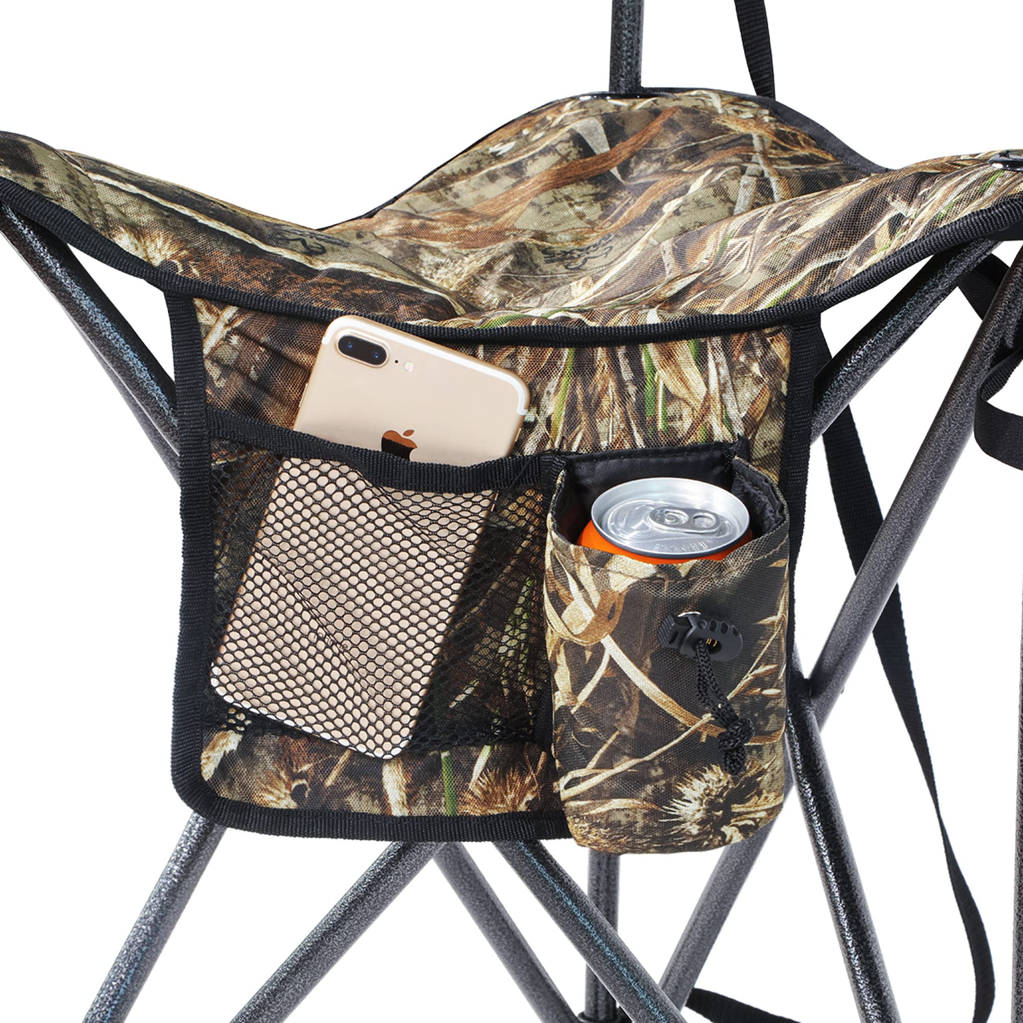 Portal Silla de camping con respaldo plegable Silla plegable y abatible compacta Silla pequeña para adultos Silla emergente Silla de viaje Silla grande y ligera para senderismo, viajes con mochila