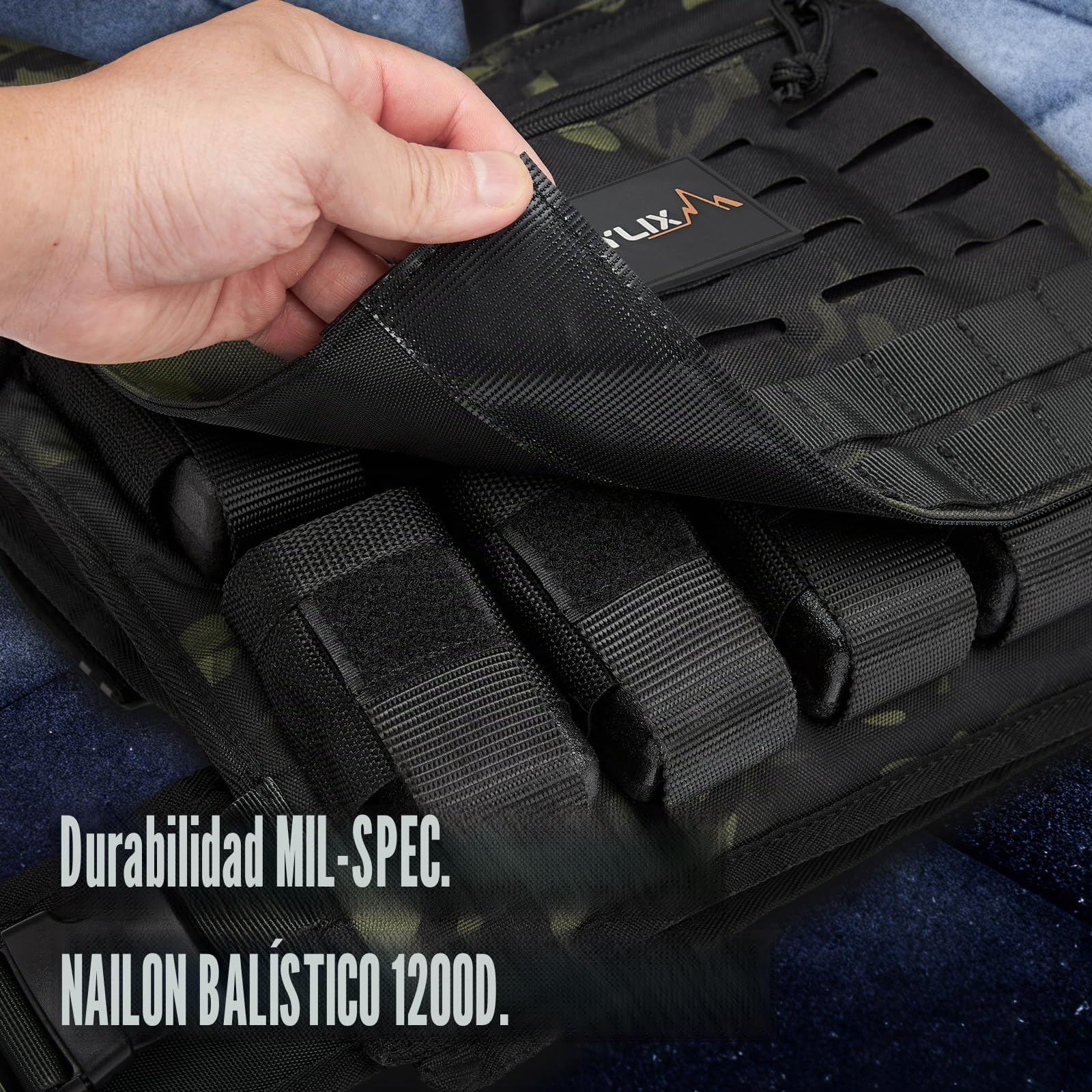 KRYLIX Chaleco de peso ajustable (0 – 18 kg), color negro, peso desmontable, entrenamiento de fuerza.