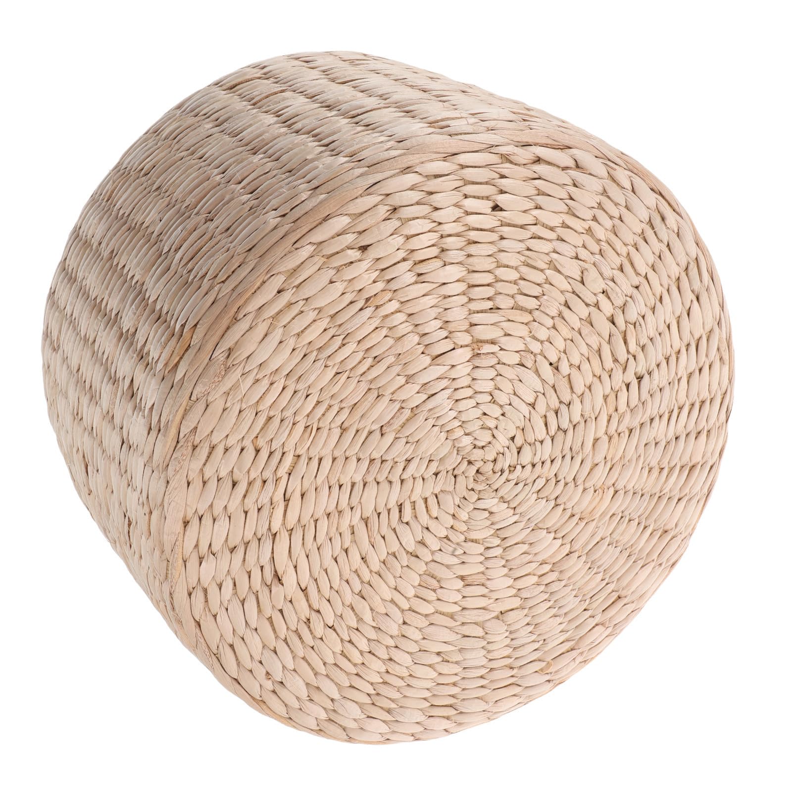 Tabouret en paille naturelle ronde Gadpiparty avec tressage artisanal pour enfant et yoga