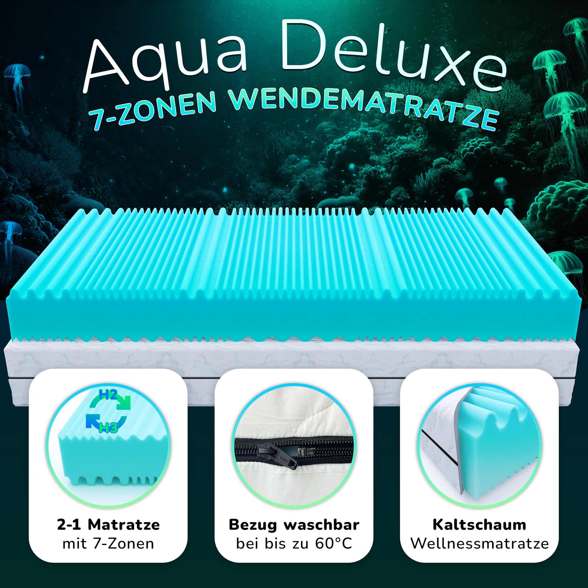 Koudschuim matras 20 cm maatwerk