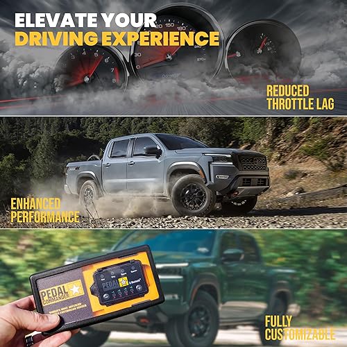 Miniatura 8 de PEDAL COMMANDER Controlador de respuesta del acelerador Nissan Frontier 2014+ Compatible con: LE, S, SE, SL, SV, SV-14, sintonizador de rendimiento