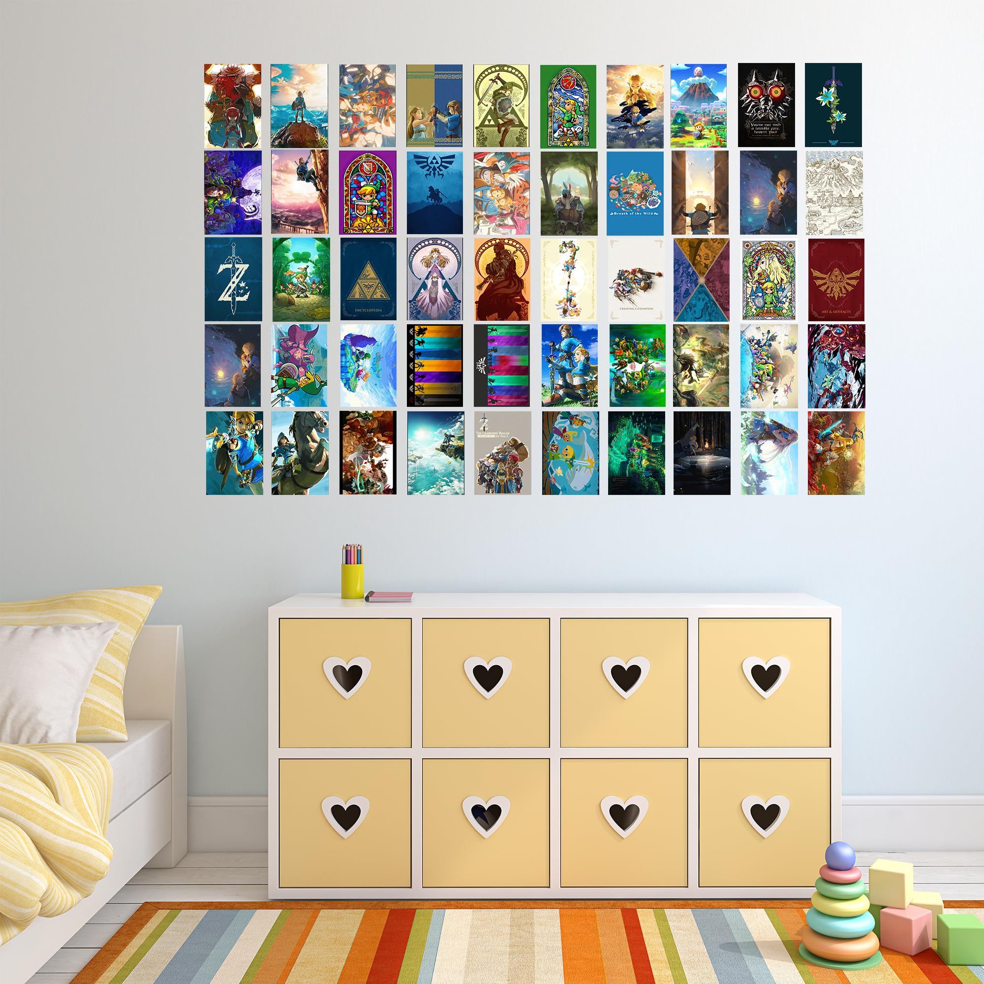 Amazon.com: Pounchi Adventure Video Game Poster Wall Collage Set