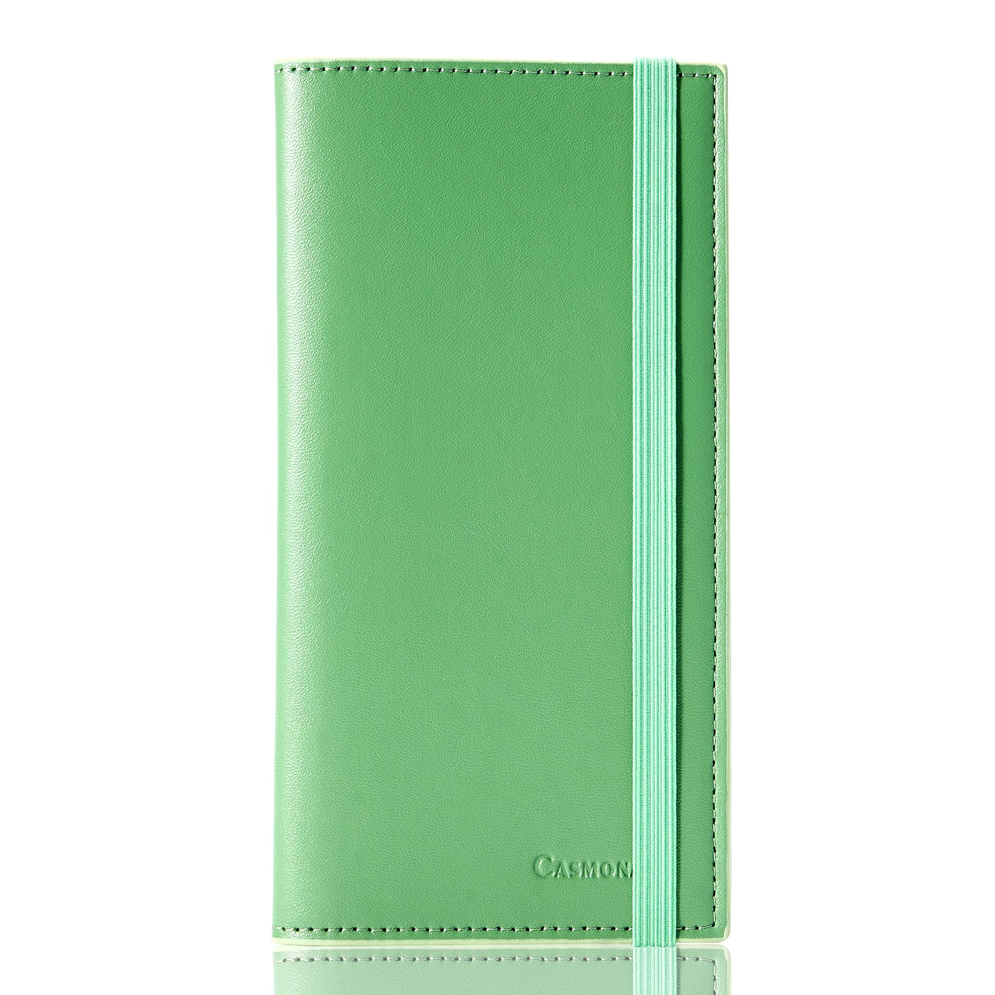 CASMONAL Checkbook Cover for Women and Men, Check Book Holder for Personal