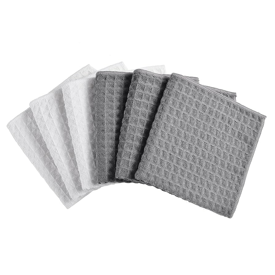 食器 拭きふきん 早速吸水 手拭きマイクロファイバークロス ぞうきん 6枚 Amazon｜ふきん 早速吸水 ぞうきん キッチン拭きマイクロ