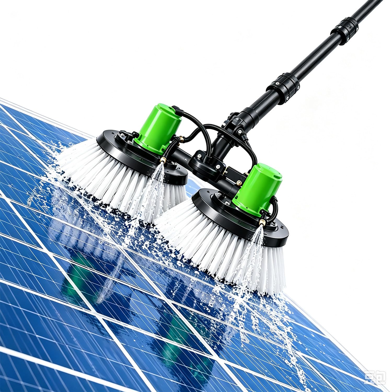 Photovoltaik Reiniger,Solarpanel-Reinigungsbürste,Solar Reinigungsbürste 3.5m