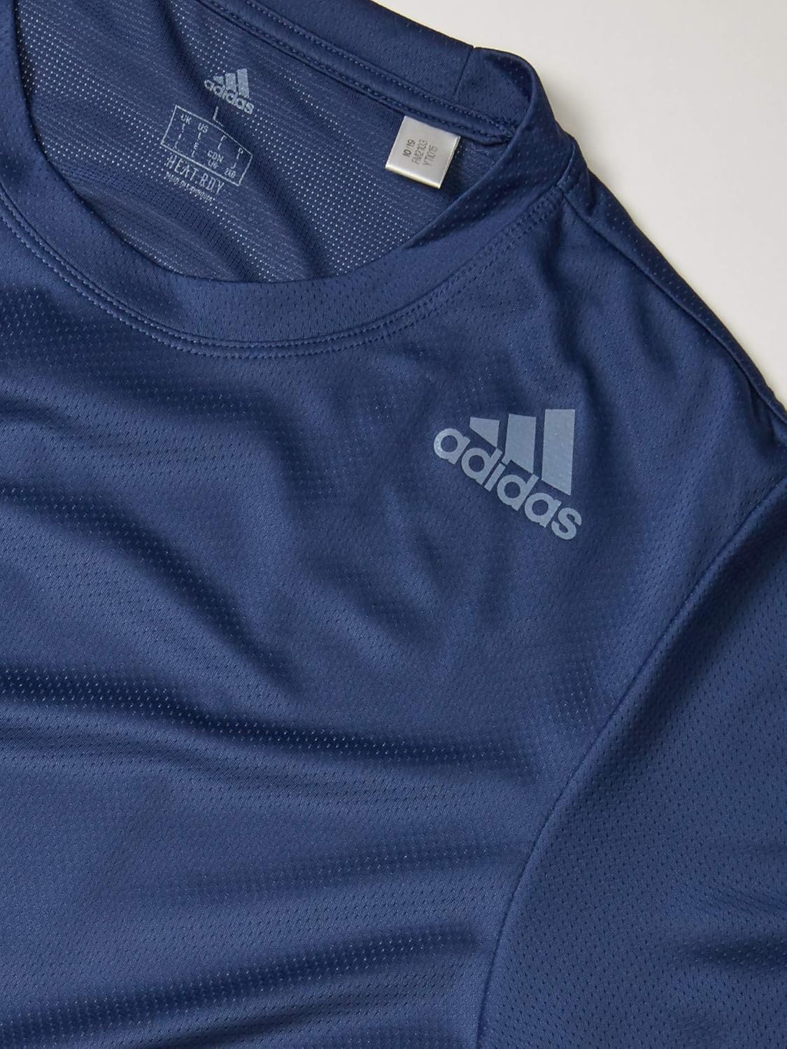 adidas Mens Heat.RDY 3-Stripes Tee