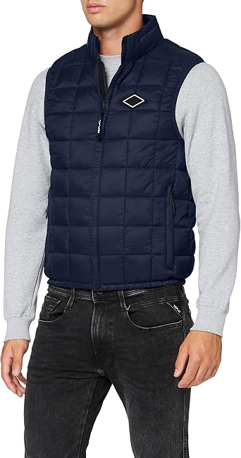 Chaleco Replay guateado azulon para hombre -a