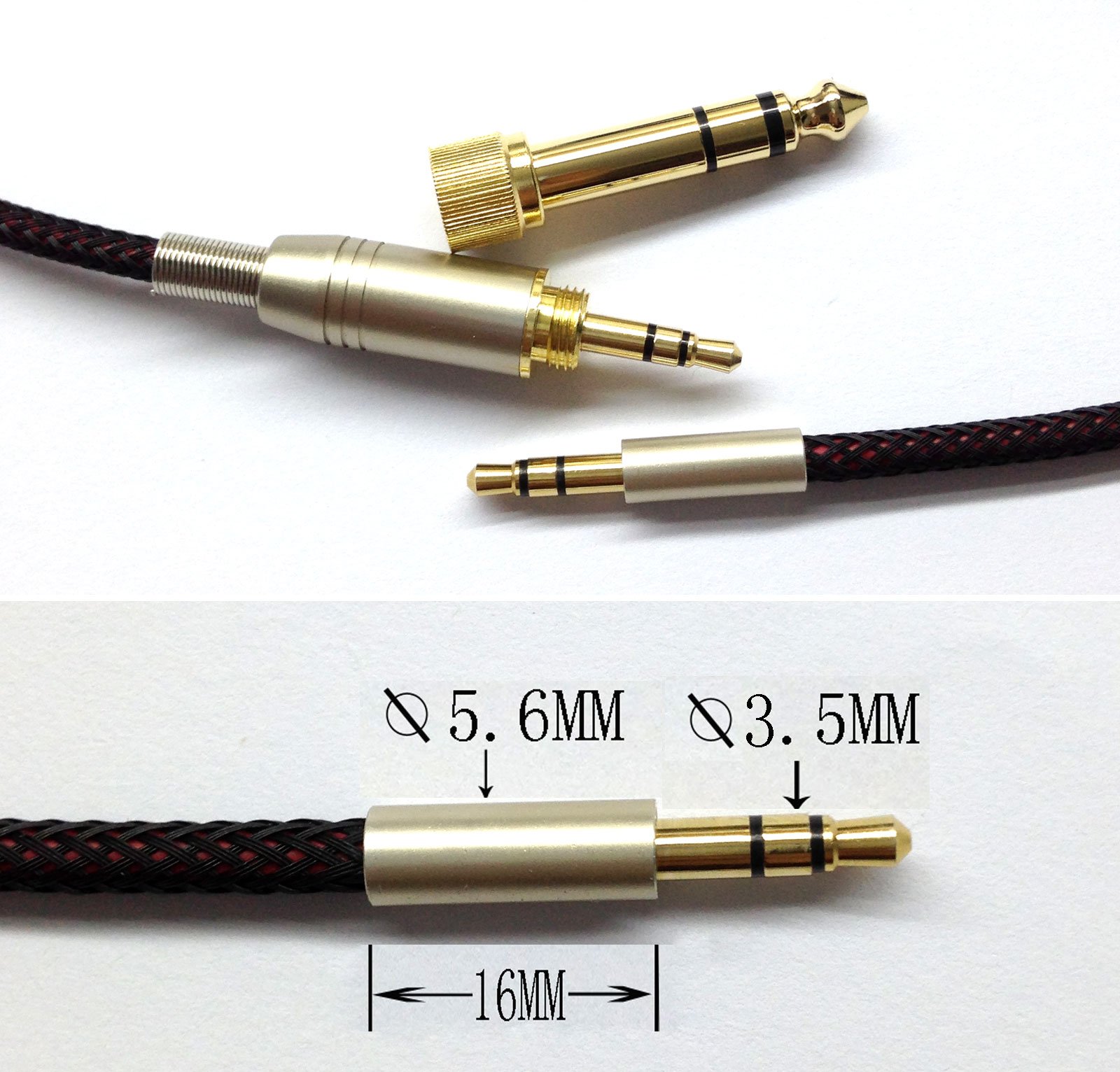 1.5m Replacement Headphone Cable for 
