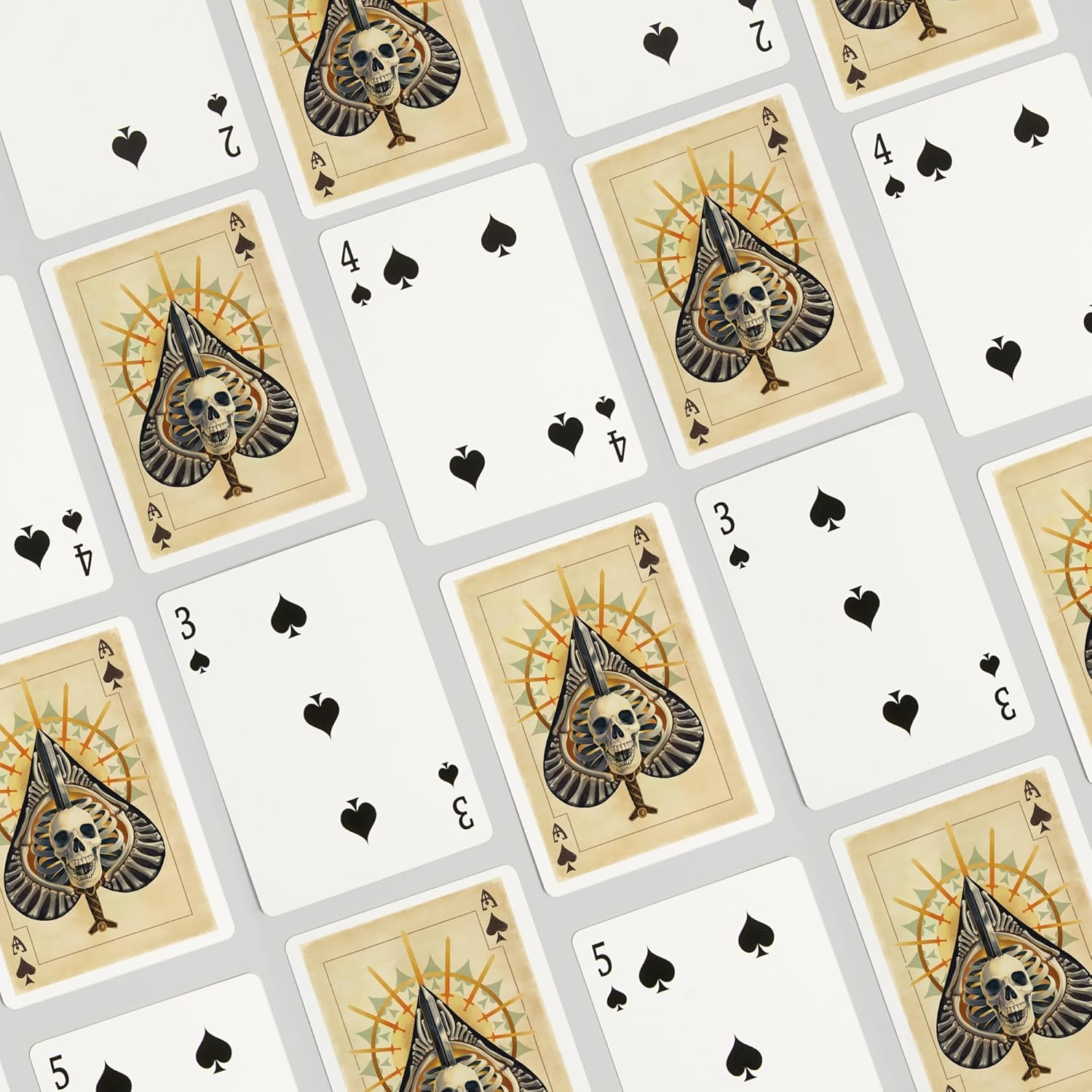 Lantern Press Ace of Spades, Playing Card, 52 Playing Cards for Adults, Poker Size Card Deck