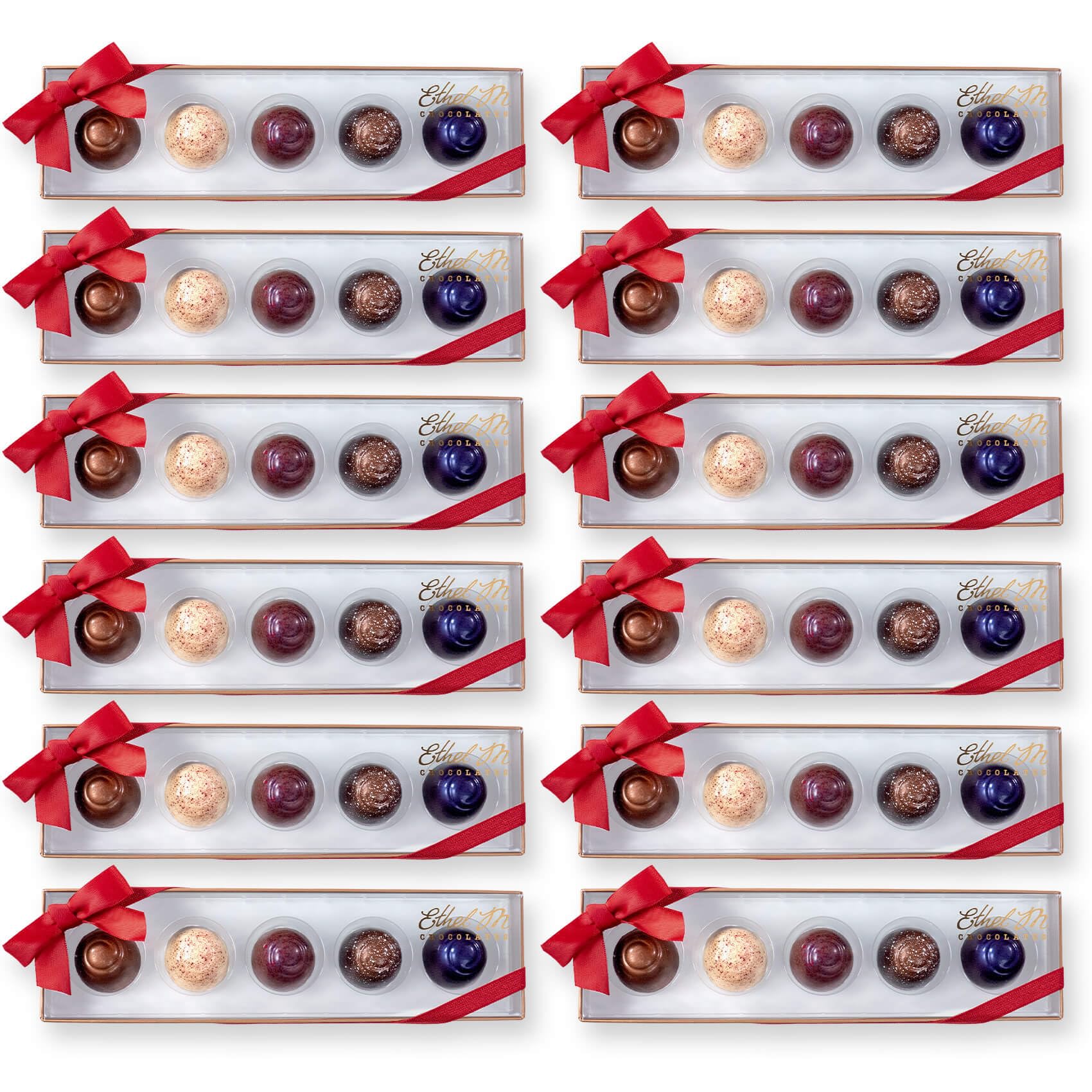 Ethel MChocolates Collection, 5-Piece (Set of 12 Boxes)