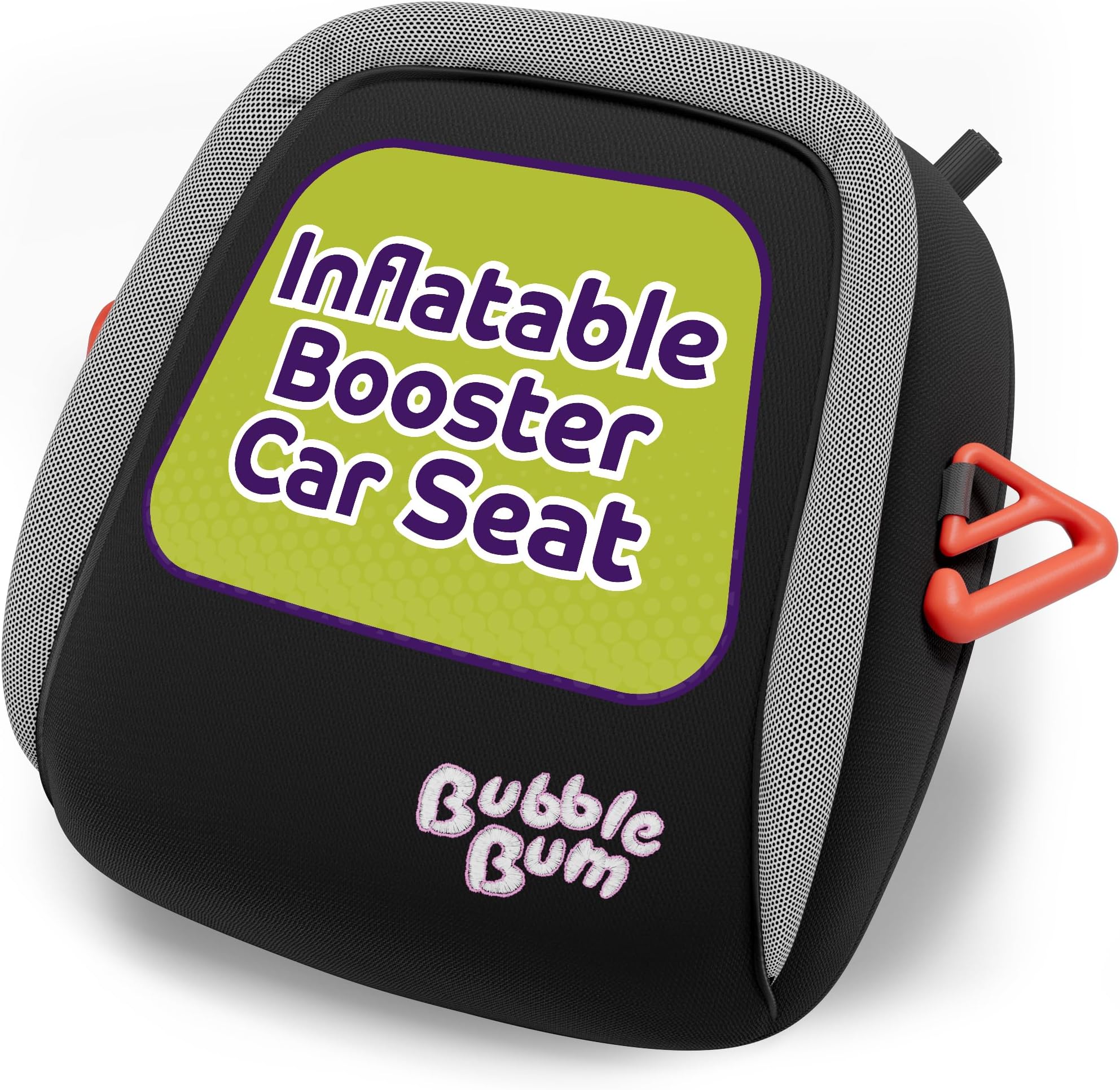 Inflatable Booster Car Seat - Travel Car Seat - Portable Car Booster Seat - Booster Seat for Car - Slim Foldable Narrow Design Car Seat - Perfect for Kids 4-11yrs Old - Black