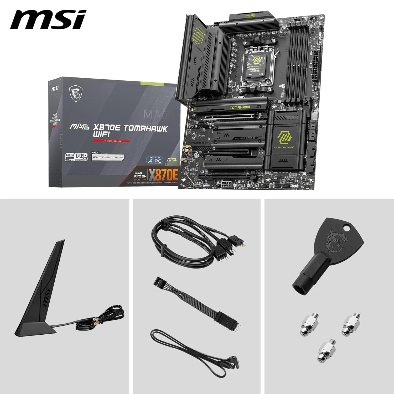 Review da Placa-mãe MSI MAG X870E Tomahawk WiFi para gamers (Teste 7 dias)