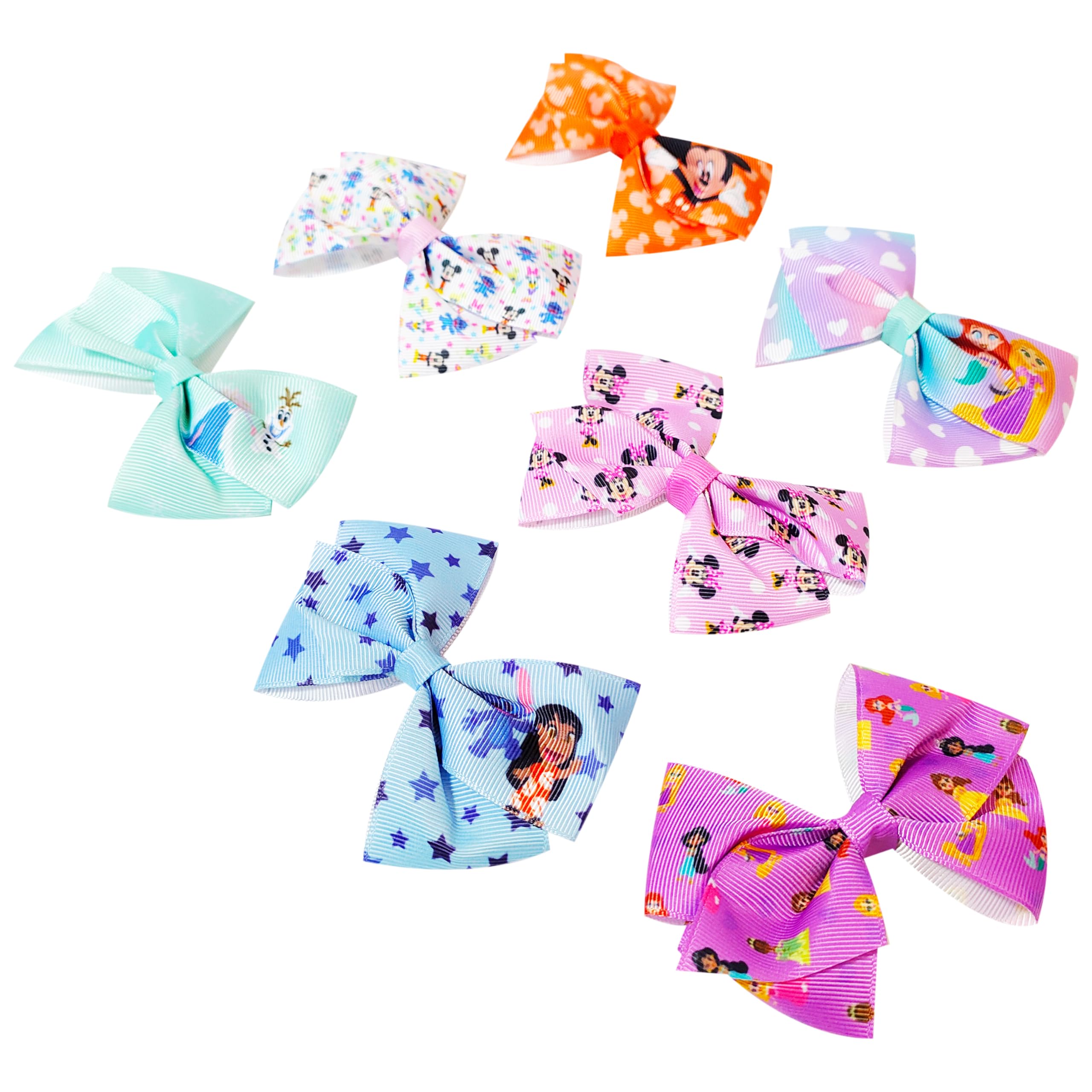 Disney Inspired Assorted Bow Bundle (11) Amazon.com: LUV HER Disney Lilo & Stitch Long Tail Hair Bow  main image 4