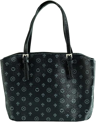 Miniatura 2 de White Dove Designs Cubierta de la Biblia con forma de cuña, colección de fe cruz y corazón, grande, negro (enero)