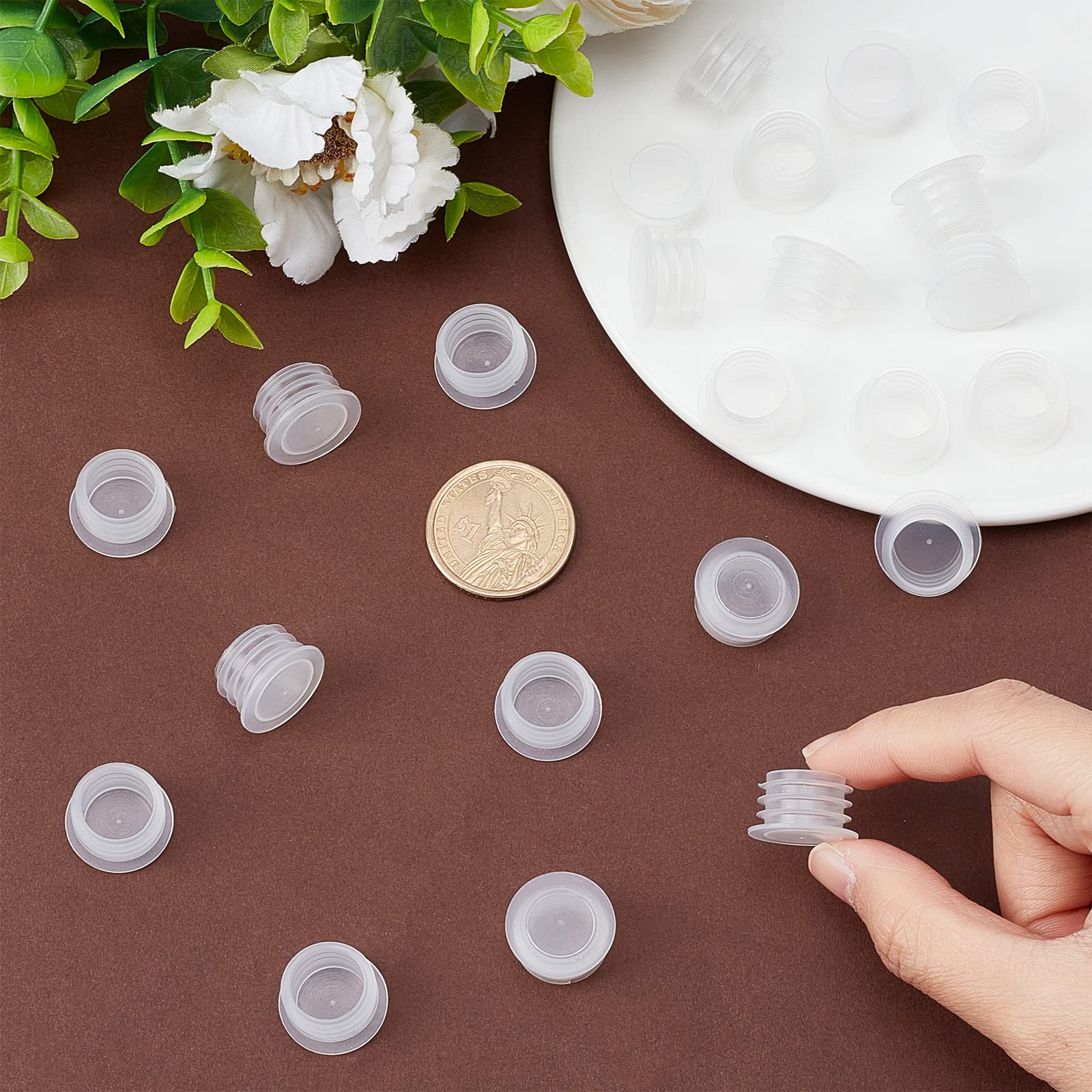 25PCS Salt And Pepper Shaker Stoppers Plastic Salt