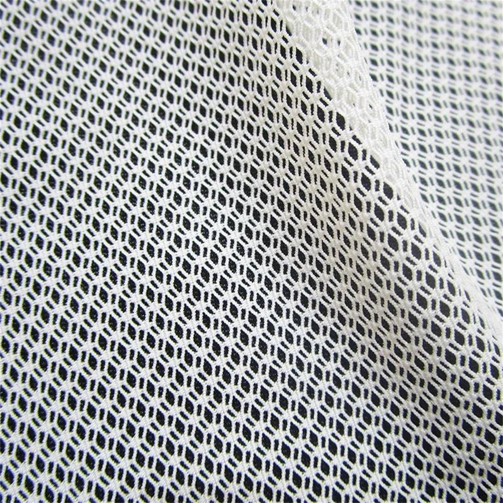 Szycie tkanin siatkowych, Tkanina siateczkowa z poliestru, rozciągliwa w 4 kierunkach, przezroczysta siateczka, kremowo-czarna, 90 cm x 140(Cream)