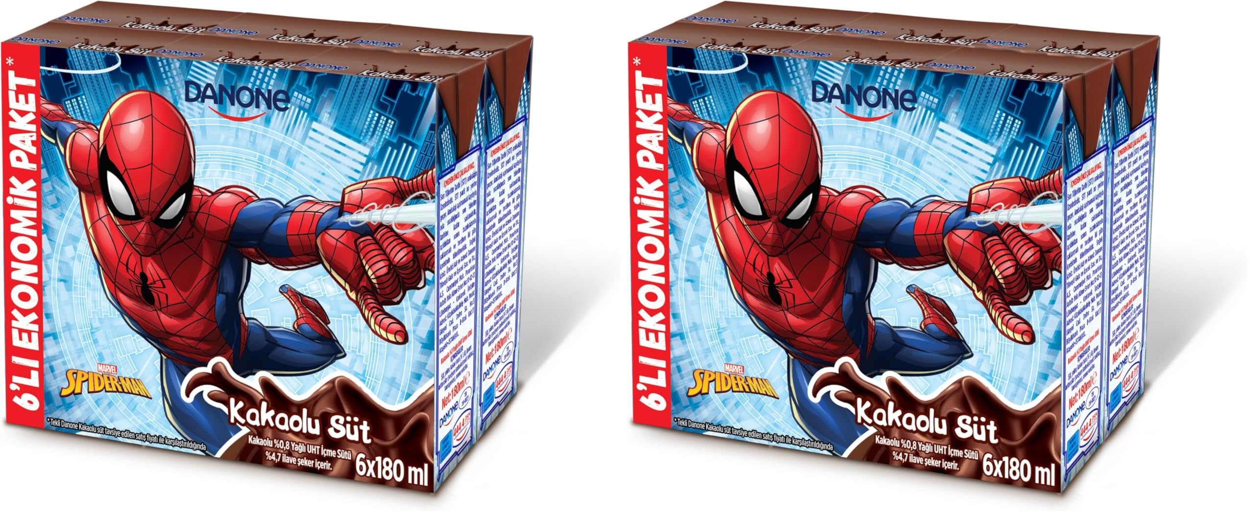 Danone Disney Kakaolu Süt (6 x 180 ml) 2li paket