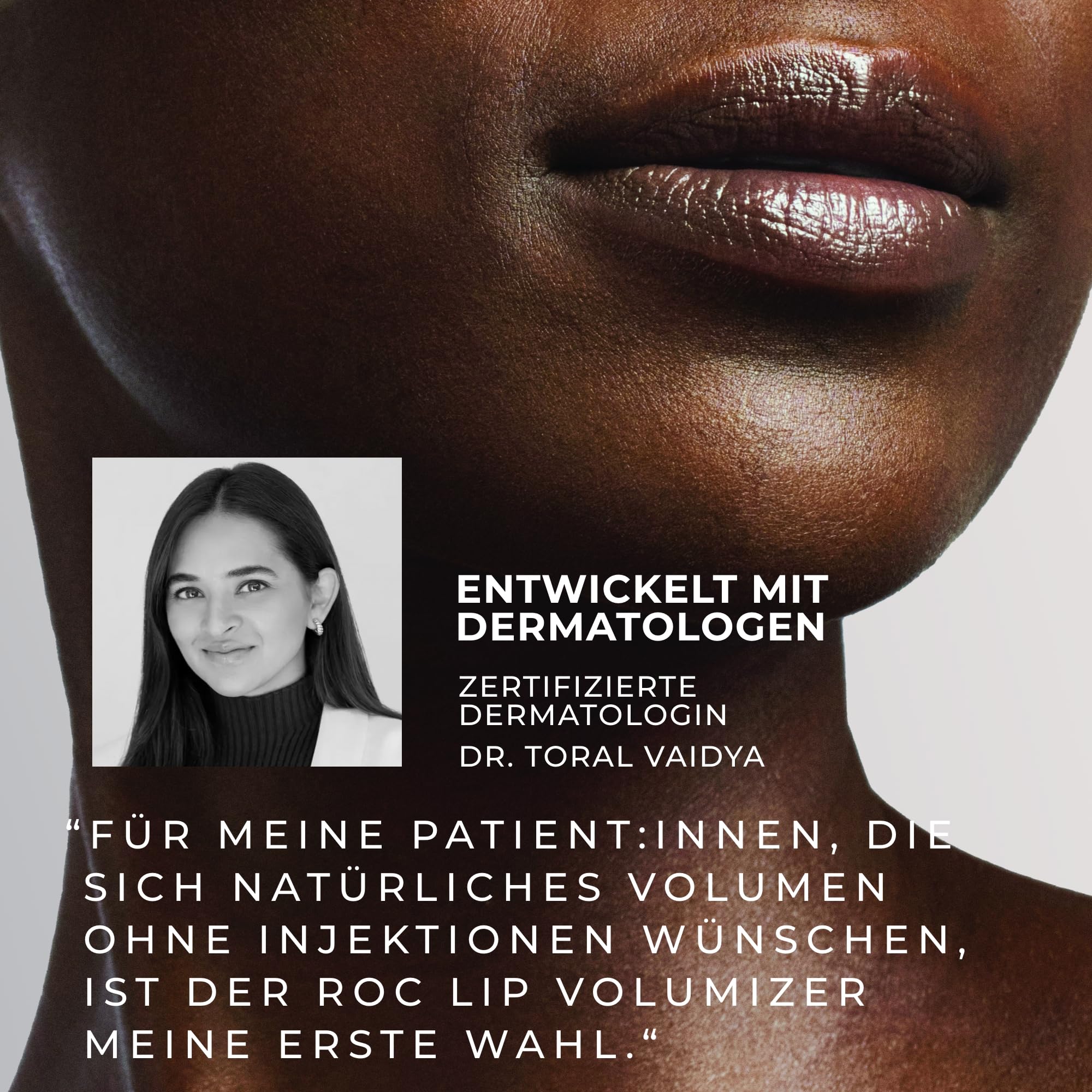 RoC Derm Correxion Lip Volumizer | Lippenbalsam mit Hyaluronsäure & Kollagenpeptiden | 10 ml