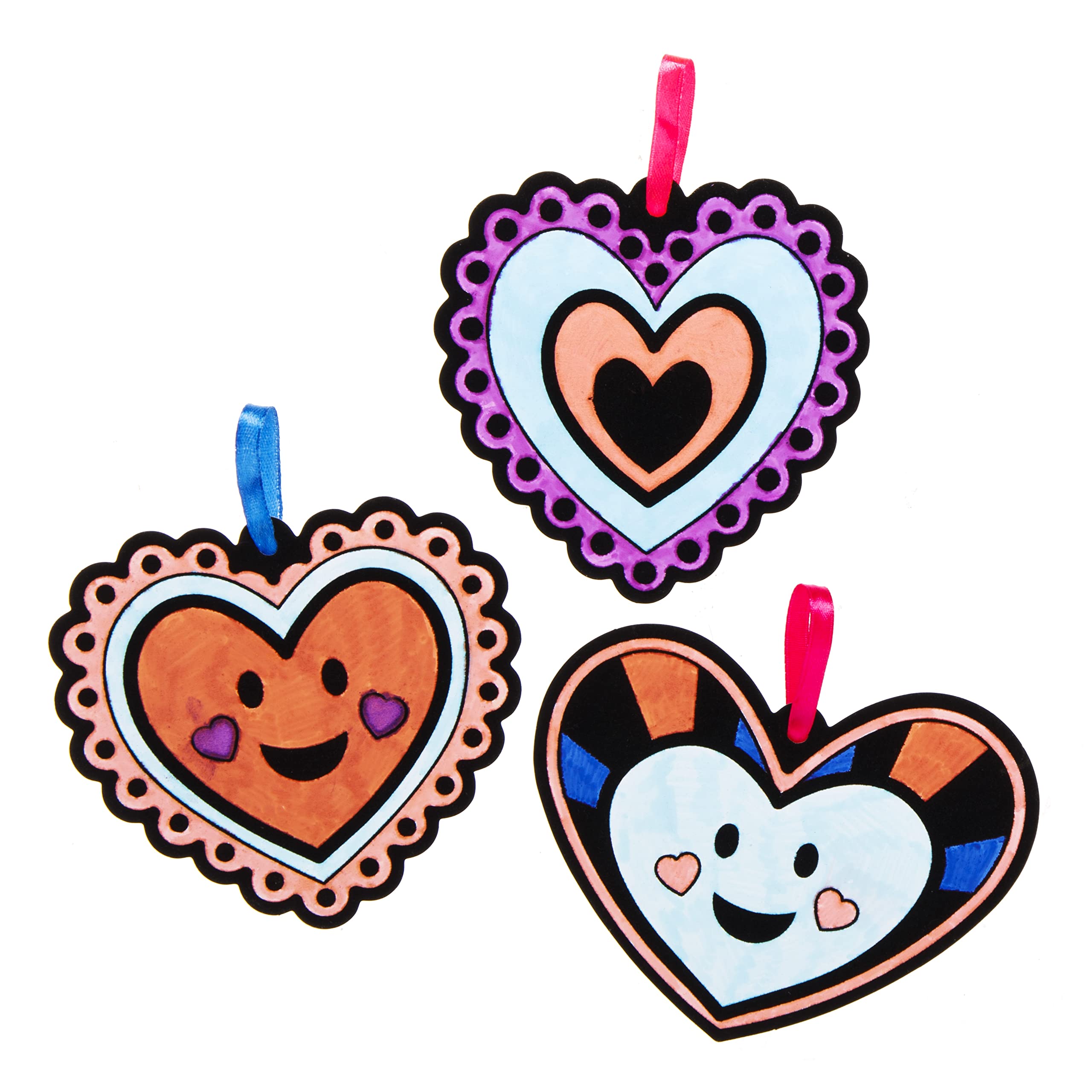 Lot De 12 Aimants Cœur En Bois à Décorer – Kit DIY Saint-Valentin, Aimants Frigo Enfants, Activité Créative